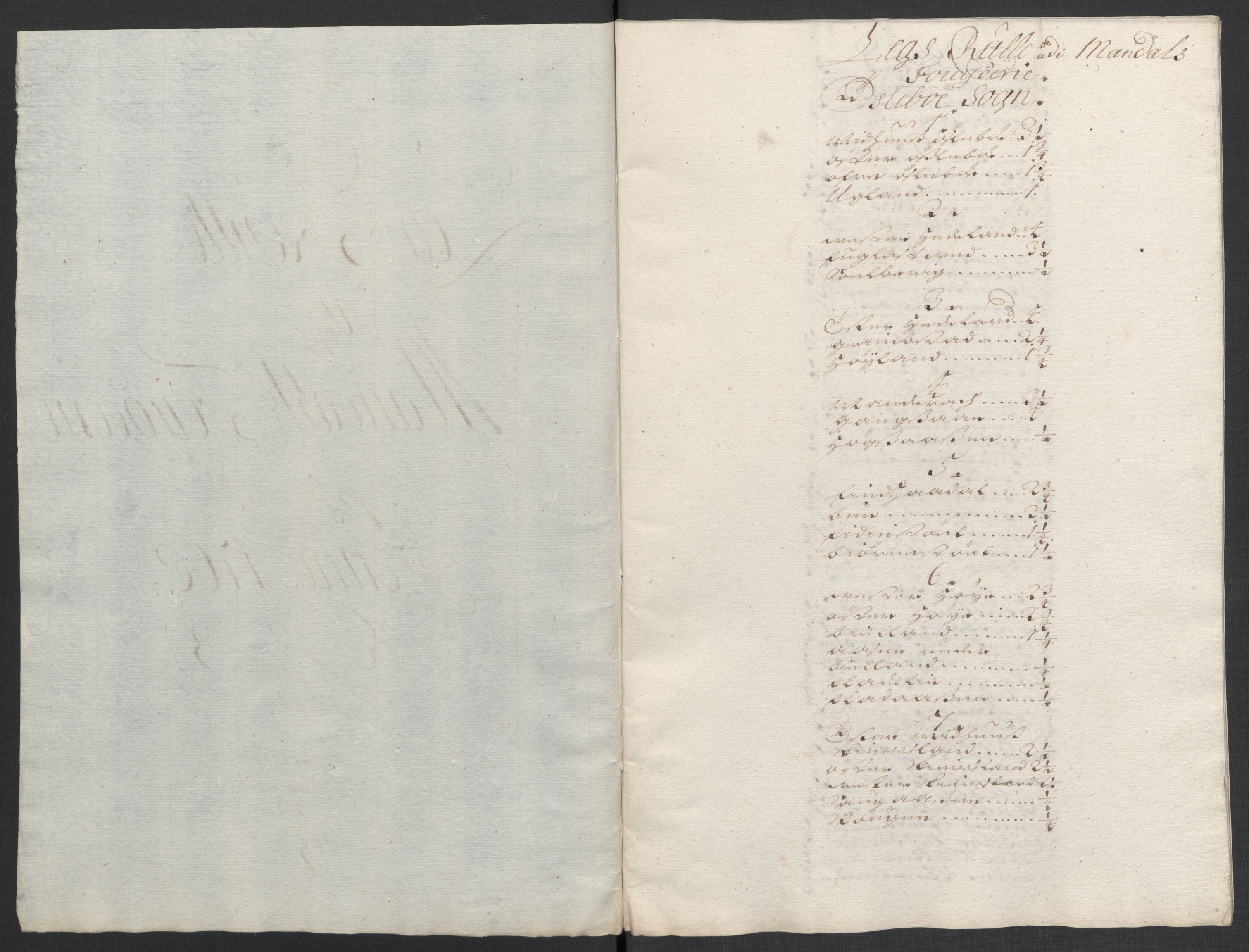 Rentekammeret inntil 1814, Reviderte regnskaper, Fogderegnskap, RA/EA-4092/R43/L2552: Fogderegnskap Lista og Mandal, 1705-1709, s. 79