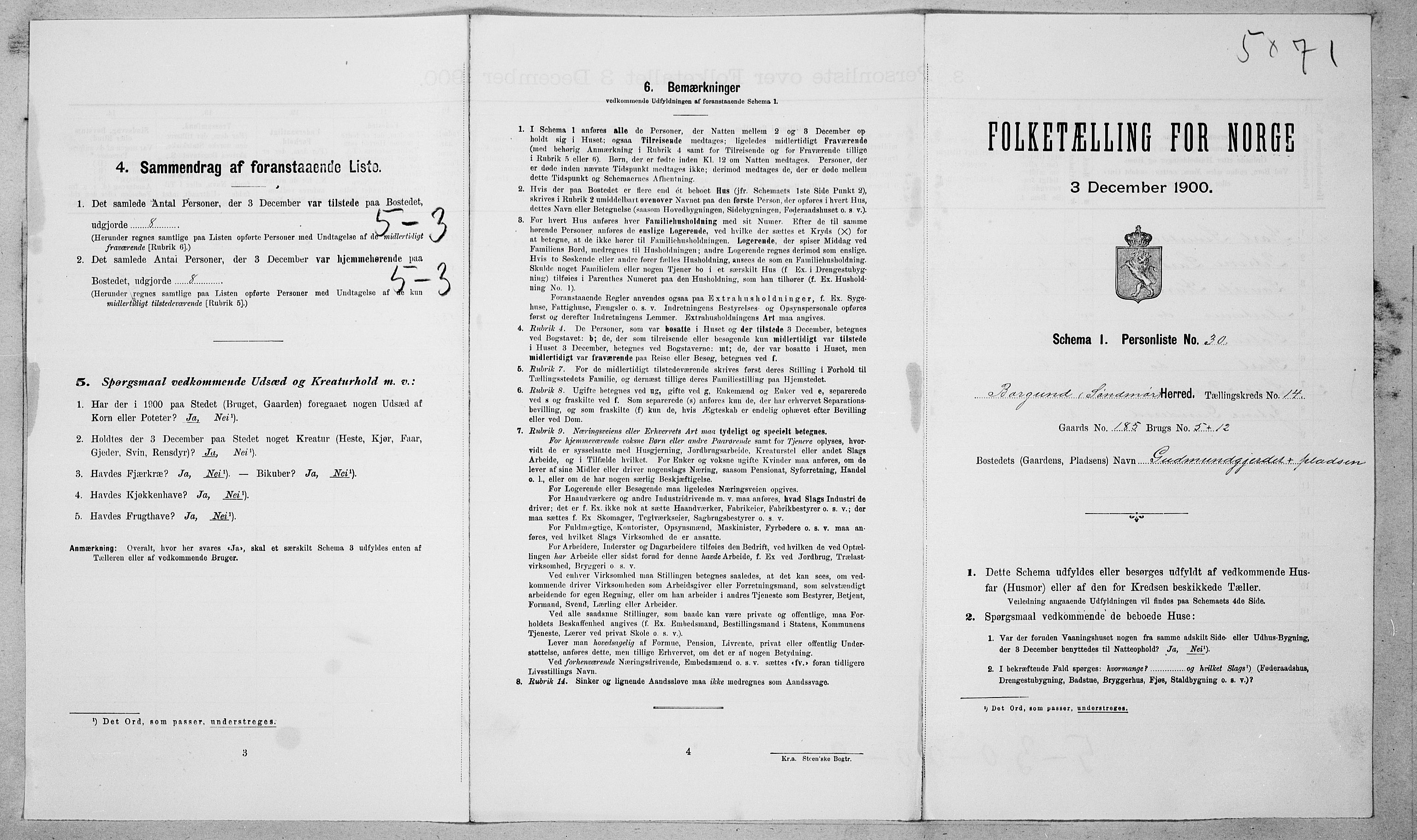 SAT, Folketelling 1900 for 1531 Borgund herred, 1900, s. 1528