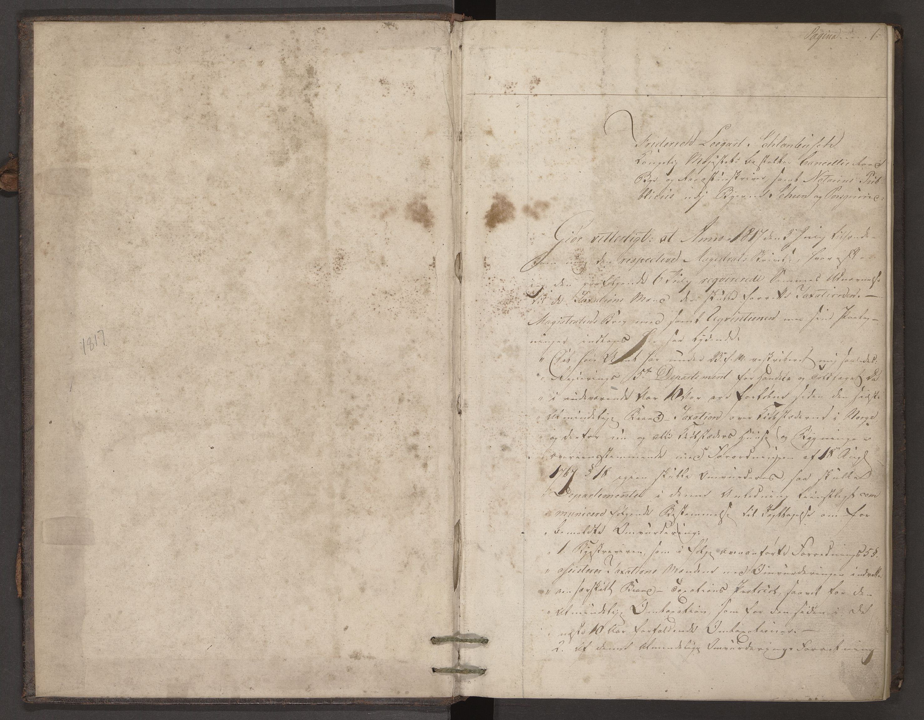 Porsgrunn magistrat, AV/SAKO-A-859/F/Fa/L0002: Branntakstprotokoll, 1817-1827