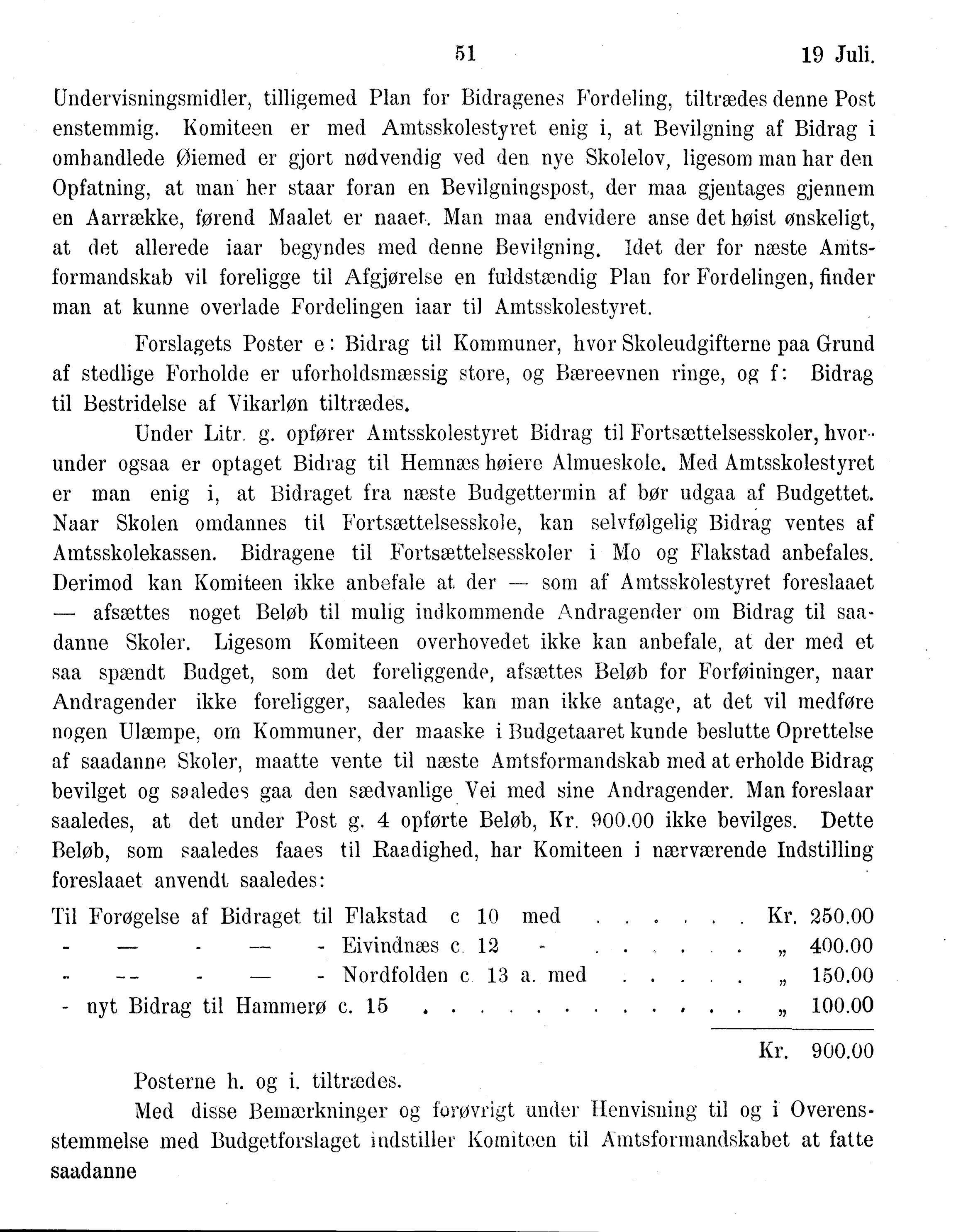 Nordland Fylkeskommune. Fylkestinget, AIN/NFK-17/176/A/Ac/L0015: Fylkestingsforhandlinger 1886-1890, 1886-1890