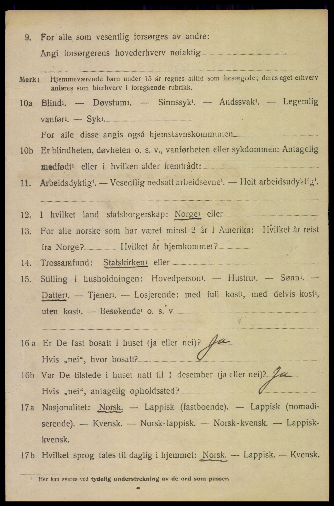 SAT, Folketelling 1920 for 1736 Snåsa herred, 1920, s. 2897