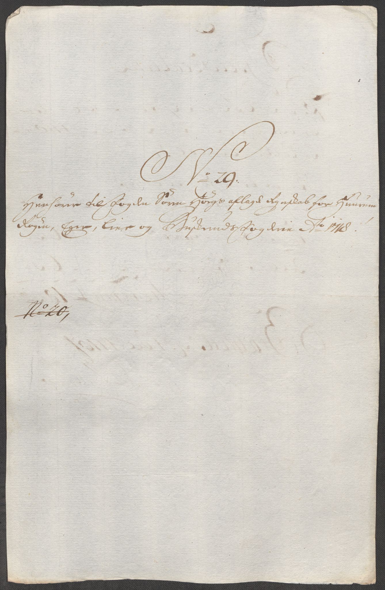 Rentekammeret inntil 1814, Reviderte regnskaper, Fogderegnskap, AV/RA-EA-4092/R31/L1712: Fogderegnskap Hurum, Røyken, Eiker, Lier og Buskerud, 1718, s. 173