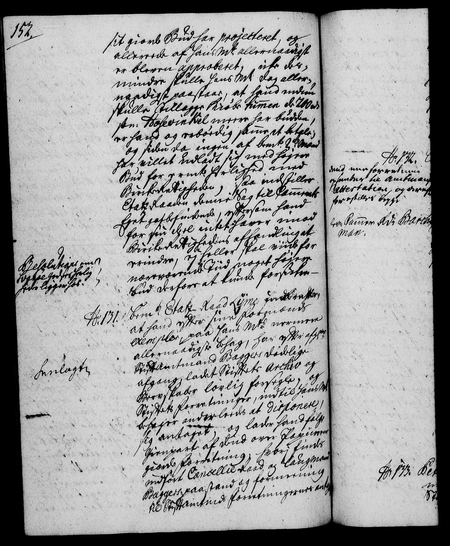 Rentekammeret, Kammerkanselliet, RA/EA-3111/G/Gh/Gha/L0023: Norsk ekstraktmemorialprotokoll (merket RK 53.68), 1741-1742, s. 152