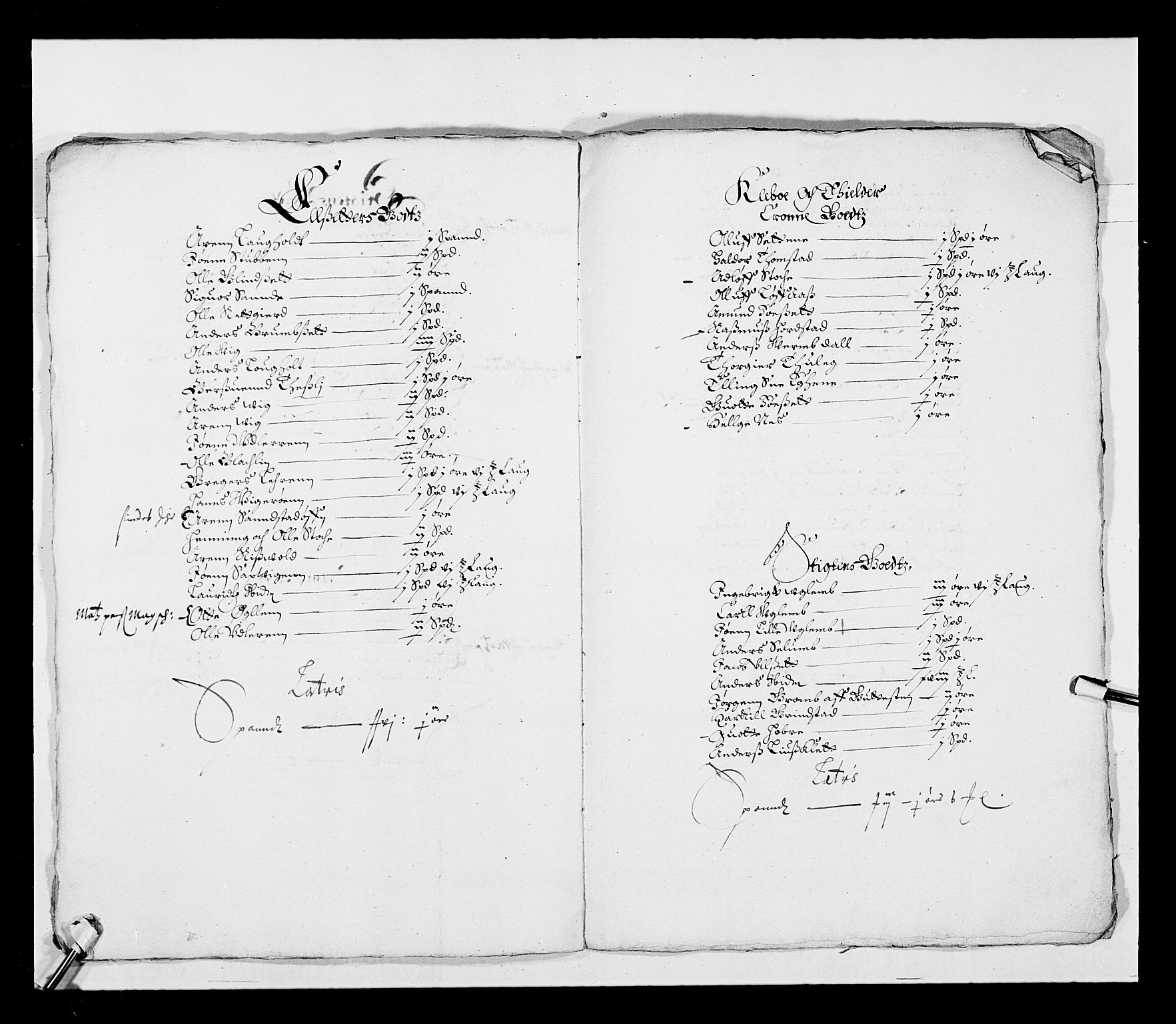 Stattholderembetet 1572-1771, RA/EA-2870/Ek/L0027/0001: Jordebøker 1633-1658: / Jordebøker for Trondheim len, 1643-1644, s. 147