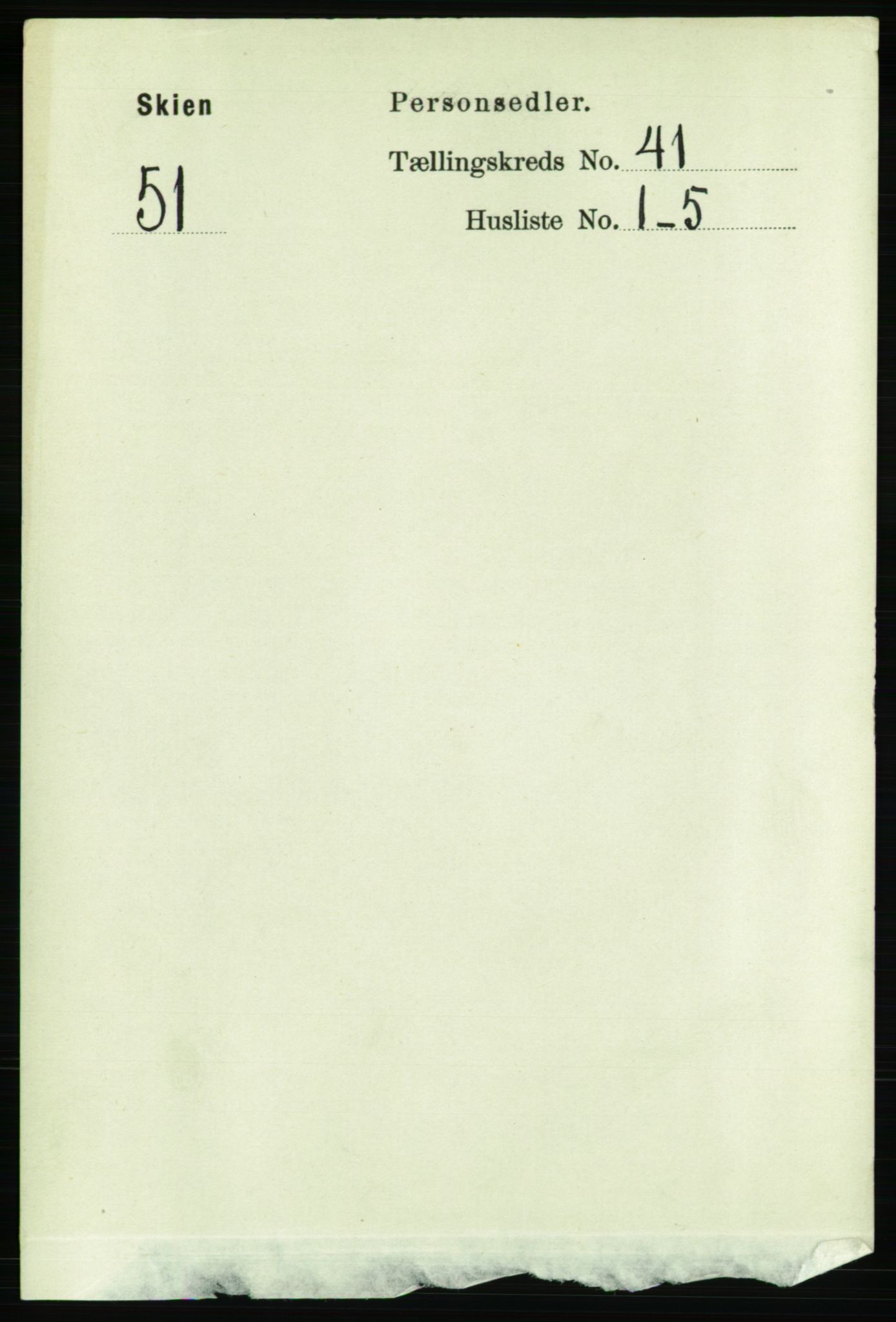 RA, Folketelling 1891 for 0806 Skien kjøpstad, 1891, s. 8440