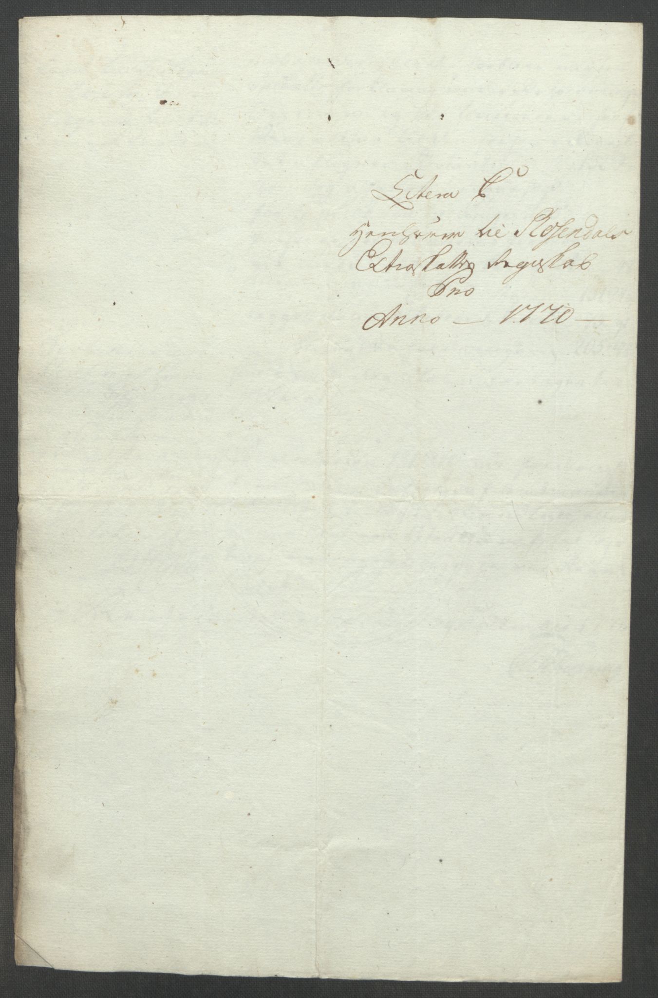 Rentekammeret inntil 1814, Reviderte regnskaper, Fogderegnskap, RA/EA-4092/R49/L3157: Ekstraskatten Rosendal Baroni, 1762-1772, s. 315