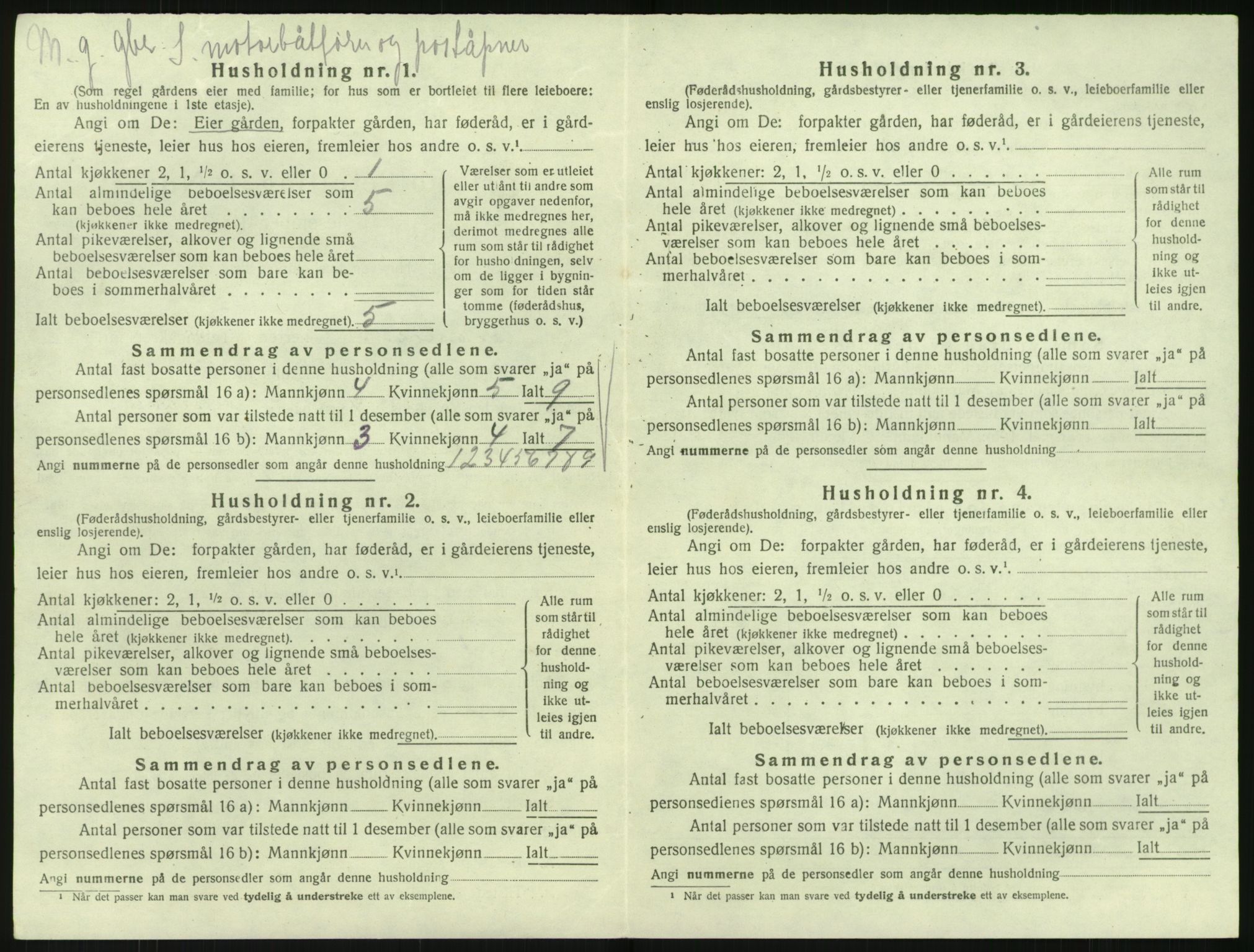 SAK, Folketelling 1920 for 0913 Søndeled herred, 1920, s. 618