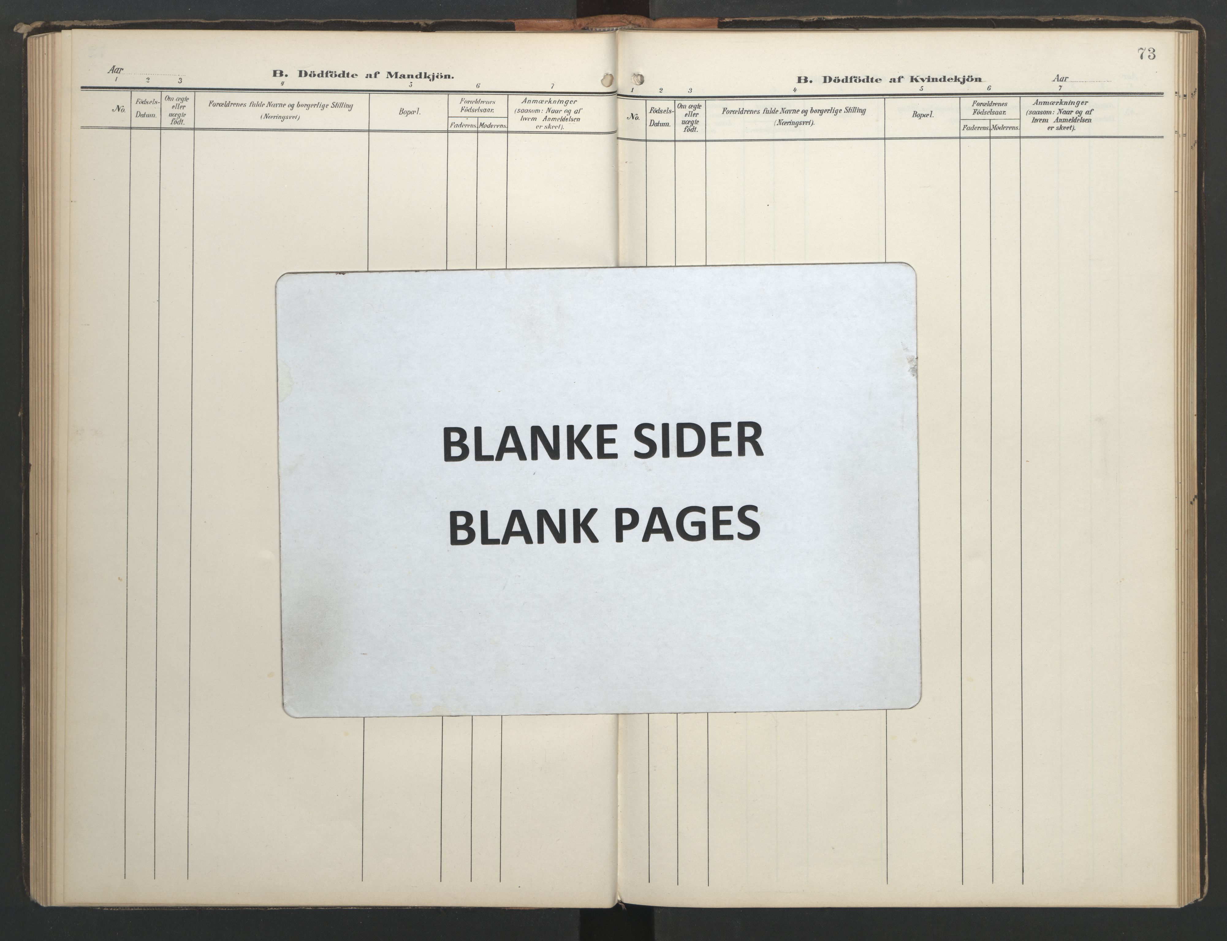 Ministerialprotokoller, klokkerbøker og fødselsregistre - Møre og Romsdal, AV/SAT-A-1454/556/L0677: Klokkerbok nr. 556C01, 1907-1953, s. 73