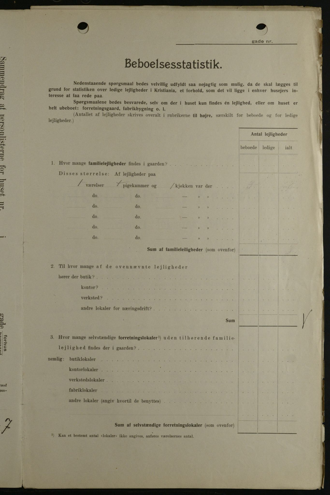 OBA, Kommunal folketelling 1.2.1908 for Kristiania kjøpstad, 1908, s. 75351