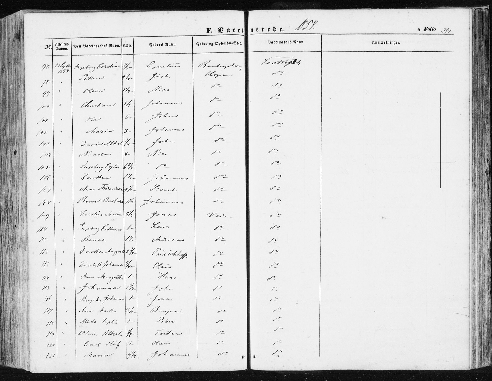 Ministerialprotokoller, klokkerbøker og fødselsregistre - Møre og Romsdal, AV/SAT-A-1454/581/L0937: Ministerialbok nr. 581A05, 1853-1872, s. 391