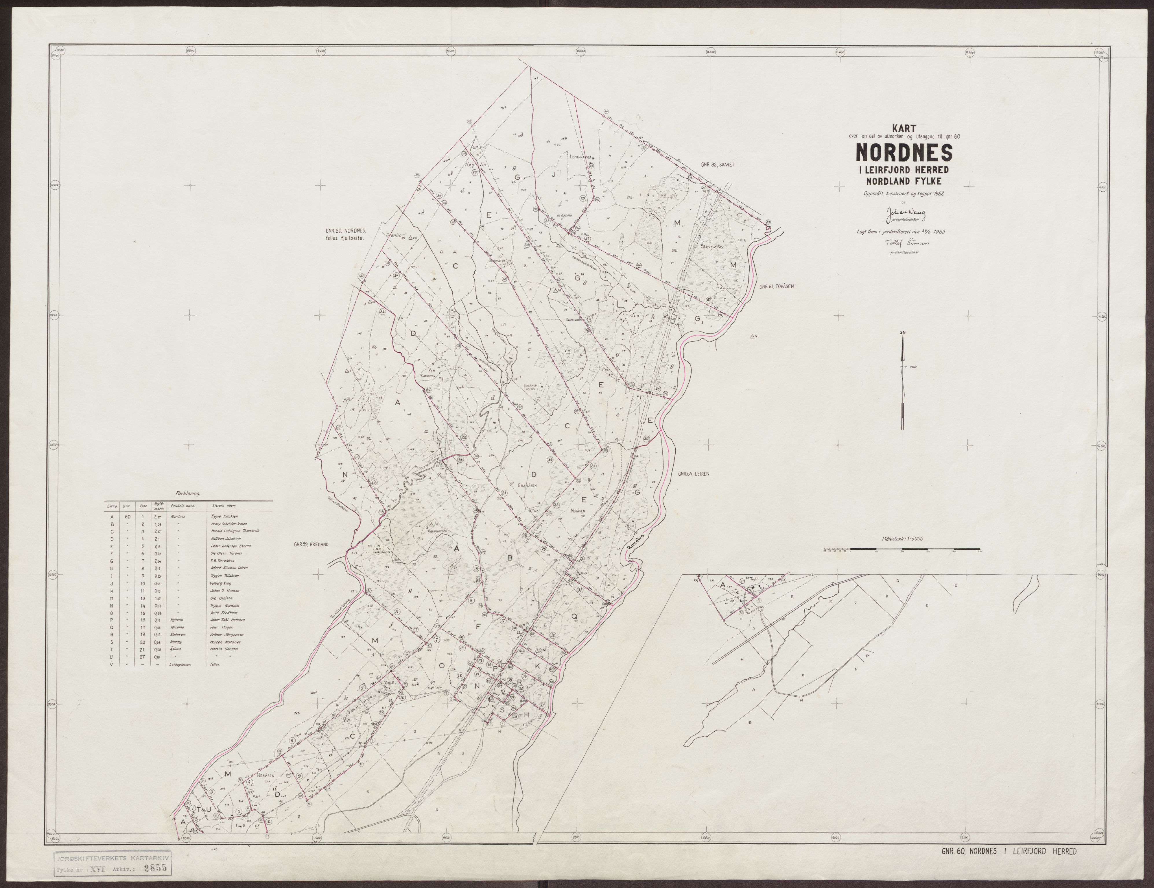 Jordskifteverkets kartarkiv, AV/RA-S-3929/T, 1859-1988, s. 3696