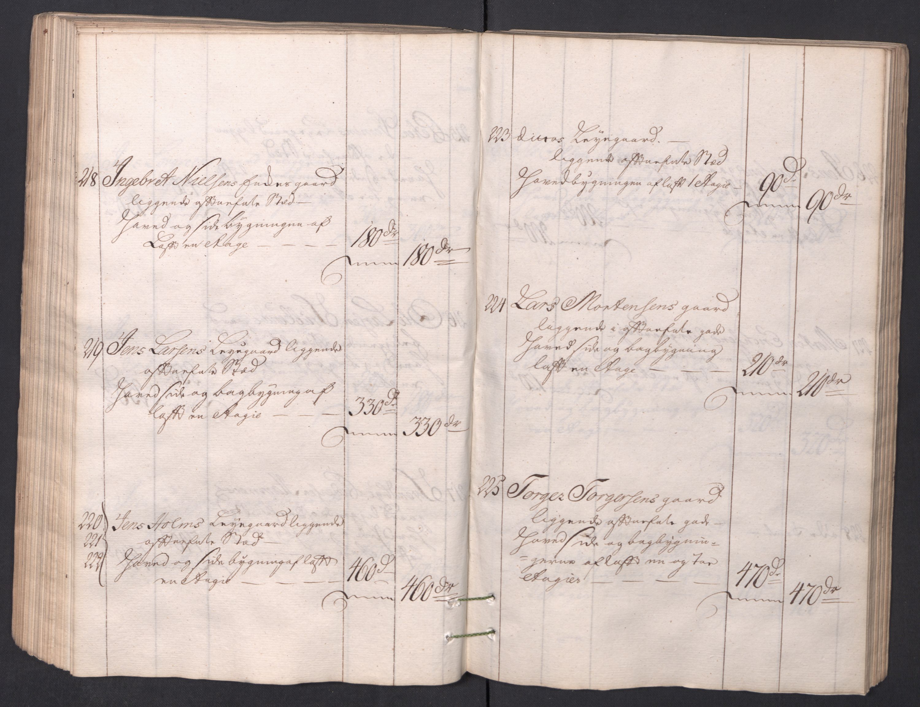 Kristiania stiftamt, AV/SAO-A-10386/I/Ia/L0001/0002: Branntakster / Christiania, 1766-1767