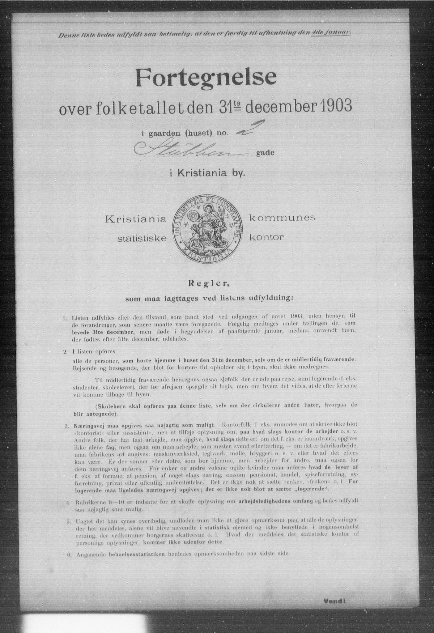 OBA, Kommunal folketelling 31.12.1903 for Kristiania kjøpstad, 1903, s. 20327