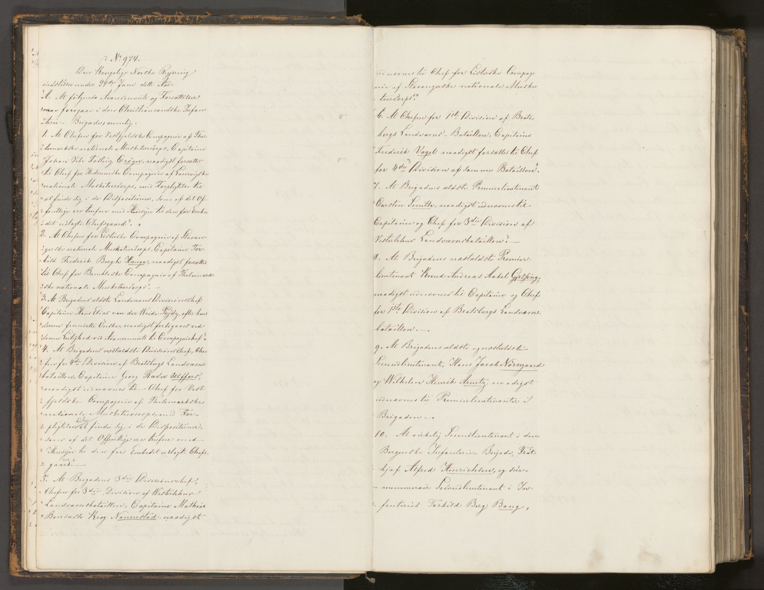 Statsrådssekretariatet, AV/RA-S-1001/A/Ab/L0080: Kgl. res. nr. 919-1741, 2. halvår, 1854