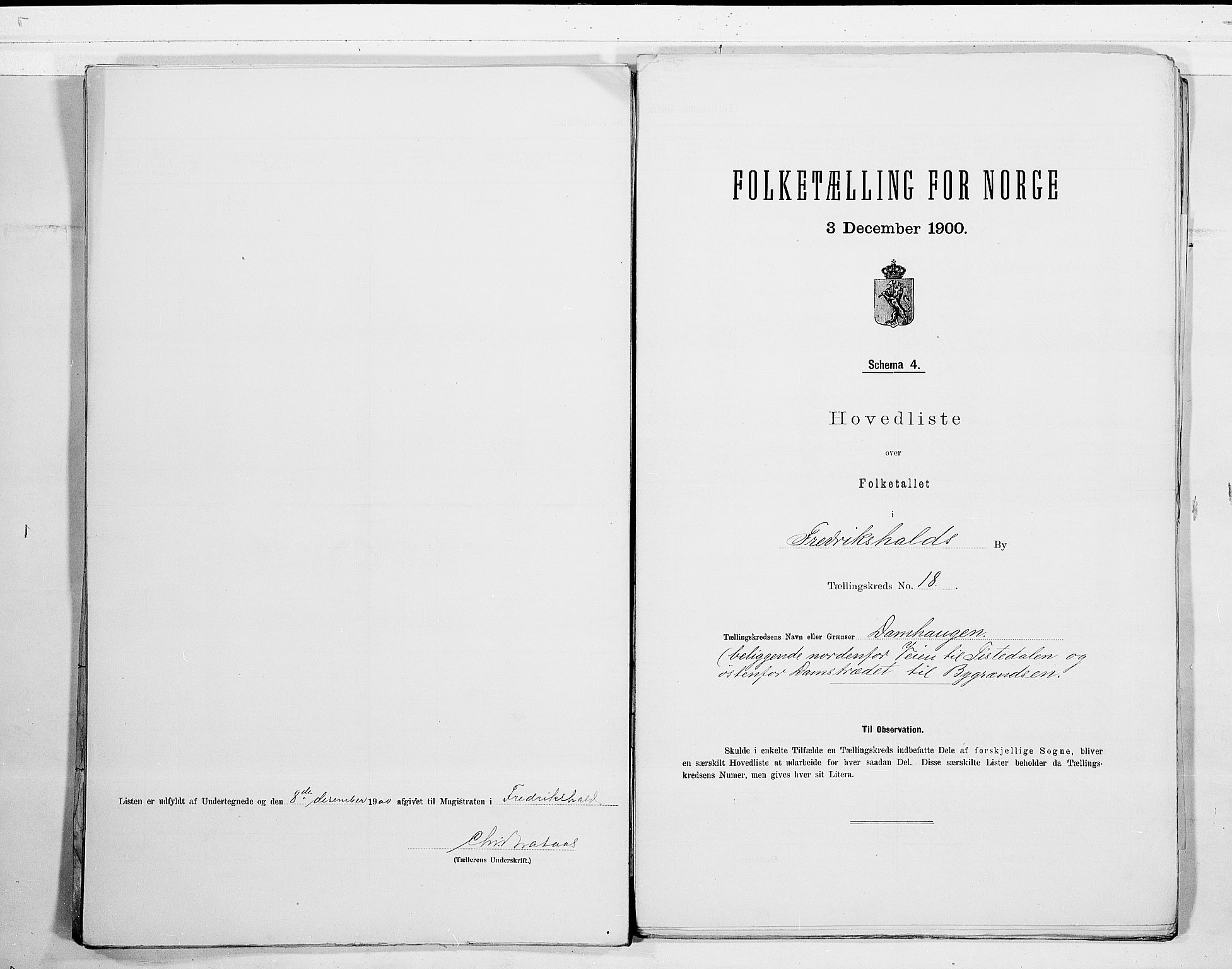 SAO, Folketelling 1900 for 0101 Fredrikshald kjøpstad, 1900, s. 47