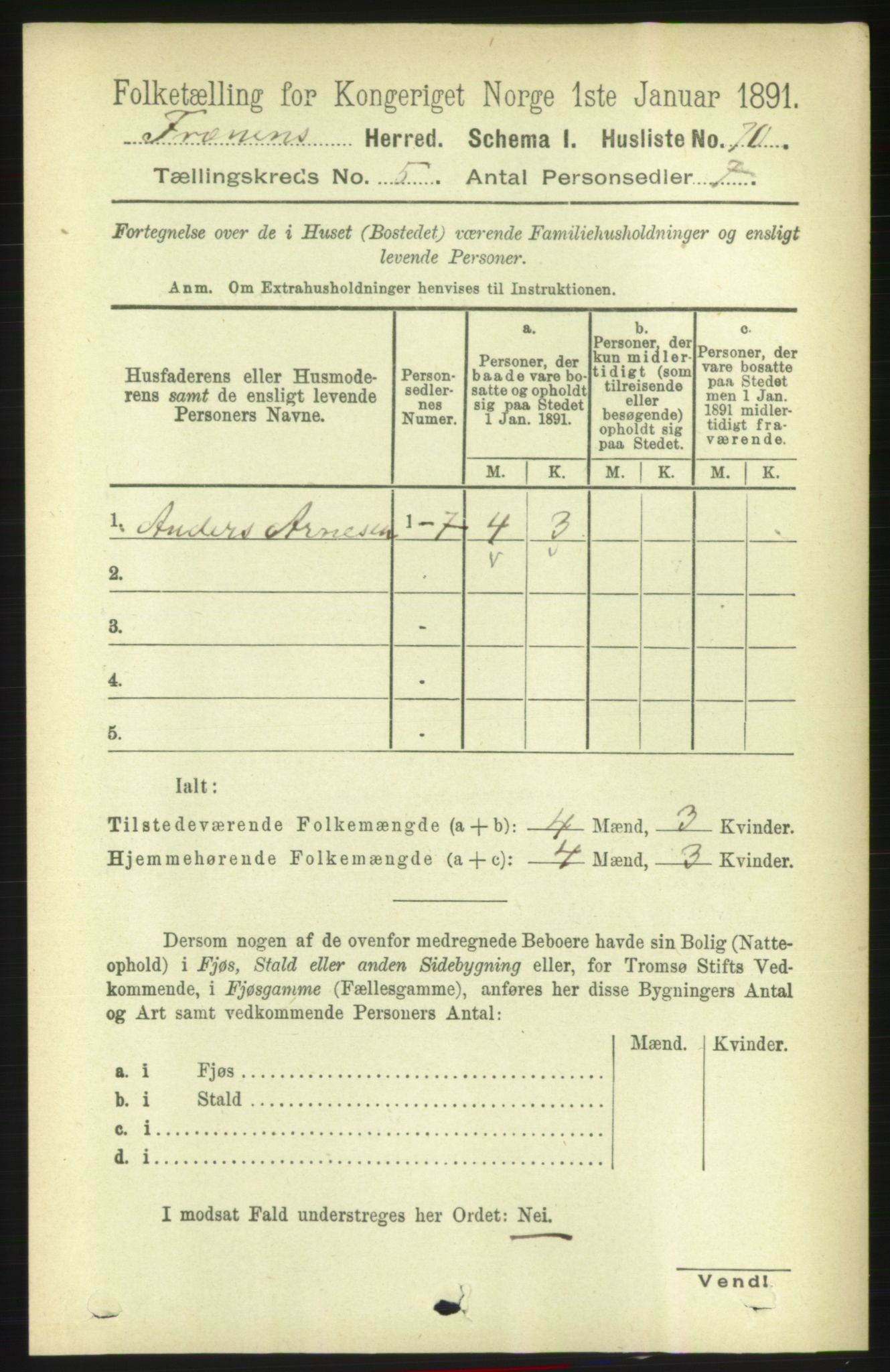 RA, Folketelling 1891 for 1548 Fræna herred, 1891, s. 1339