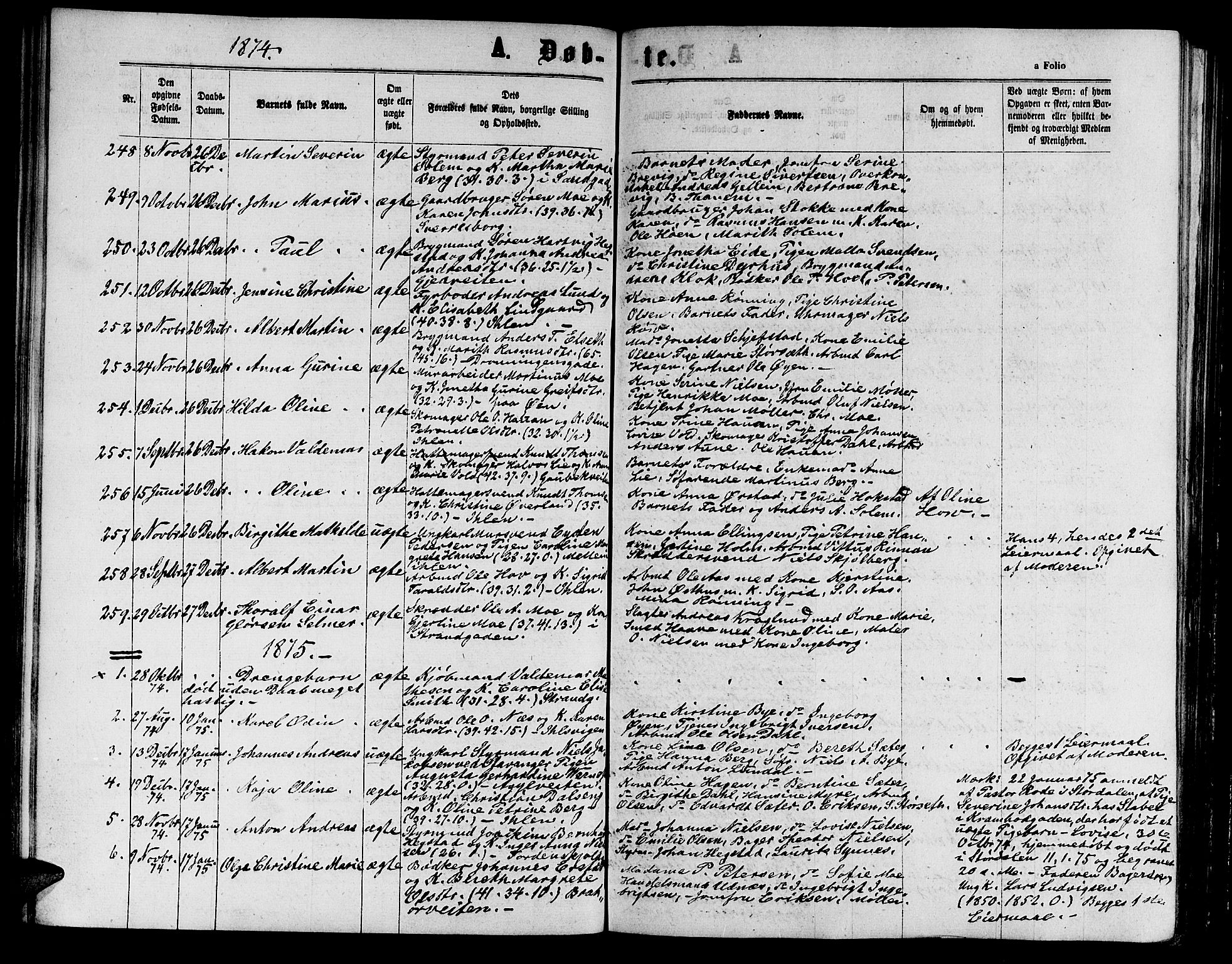 Ministerialprotokoller, klokkerbøker og fødselsregistre - Sør-Trøndelag, SAT/A-1456/602/L0141: Klokkerbok nr. 602C09, 1865-1877