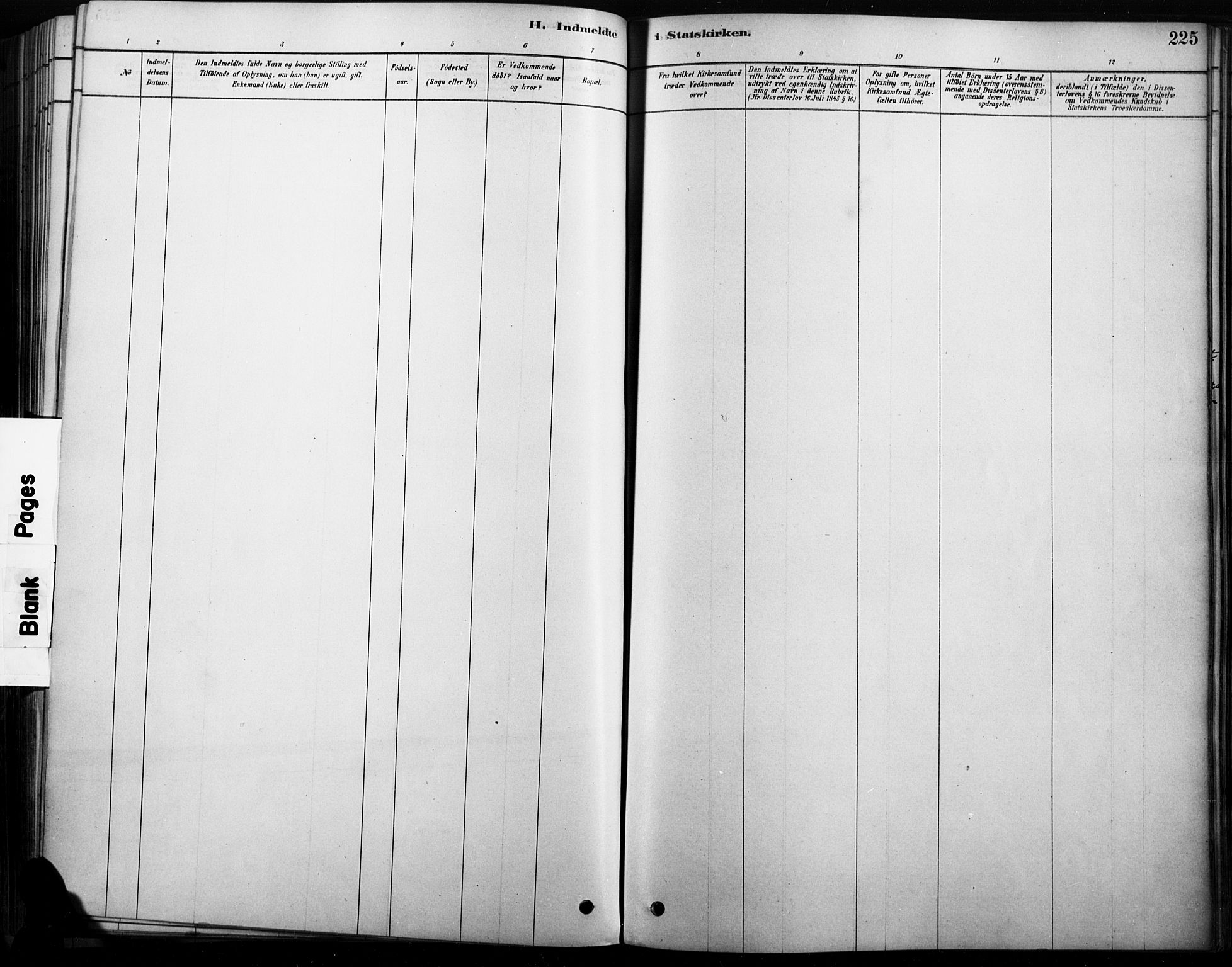 Rendalen prestekontor, SAH/PREST-054/H/Ha/Haa/L0009: Ministerialbok nr. 9, 1878-1901, s. 225
