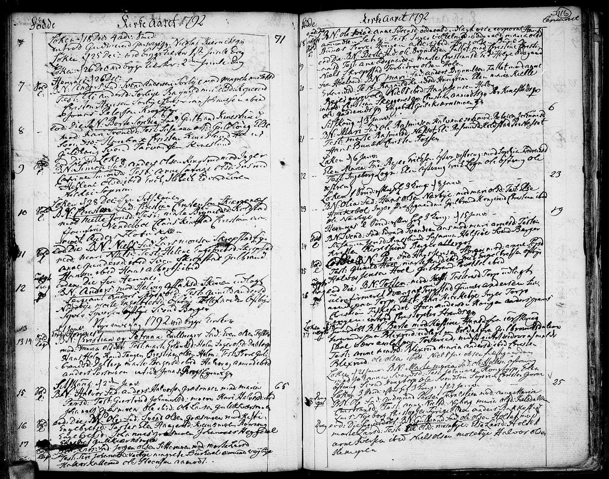 Høland prestekontor Kirkebøker, AV/SAO-A-10346a/F/Fa/L0005: Ministerialbok nr. I 5, 1780-1793, s. 116