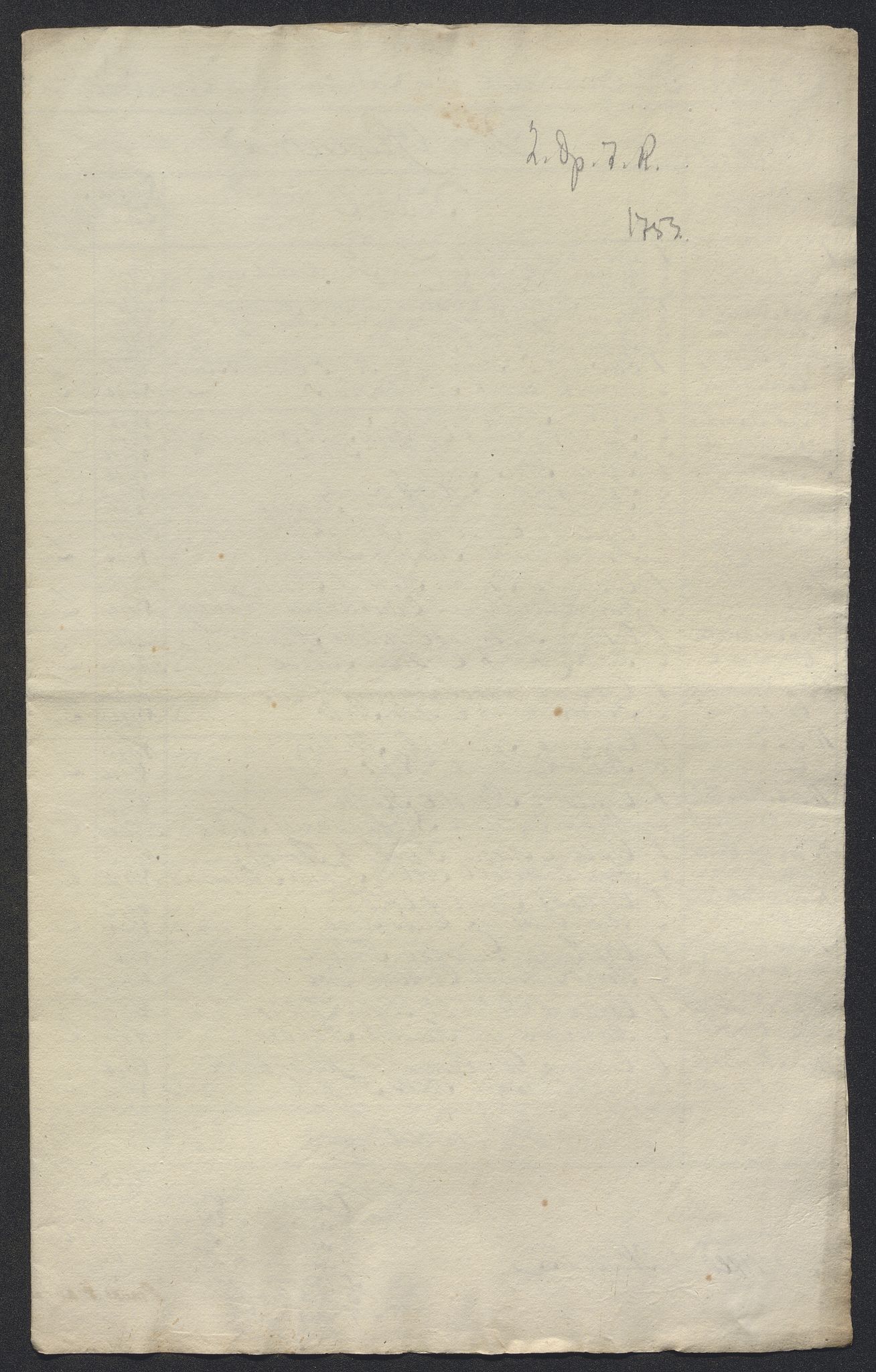 Kommanderende general (KG I) med Det norske krigsdirektorium, AV/RA-EA-5419/D/L0398: 2. Opplandske nasjonale infanteriregiment: Lister, 1745-1767, s. 310