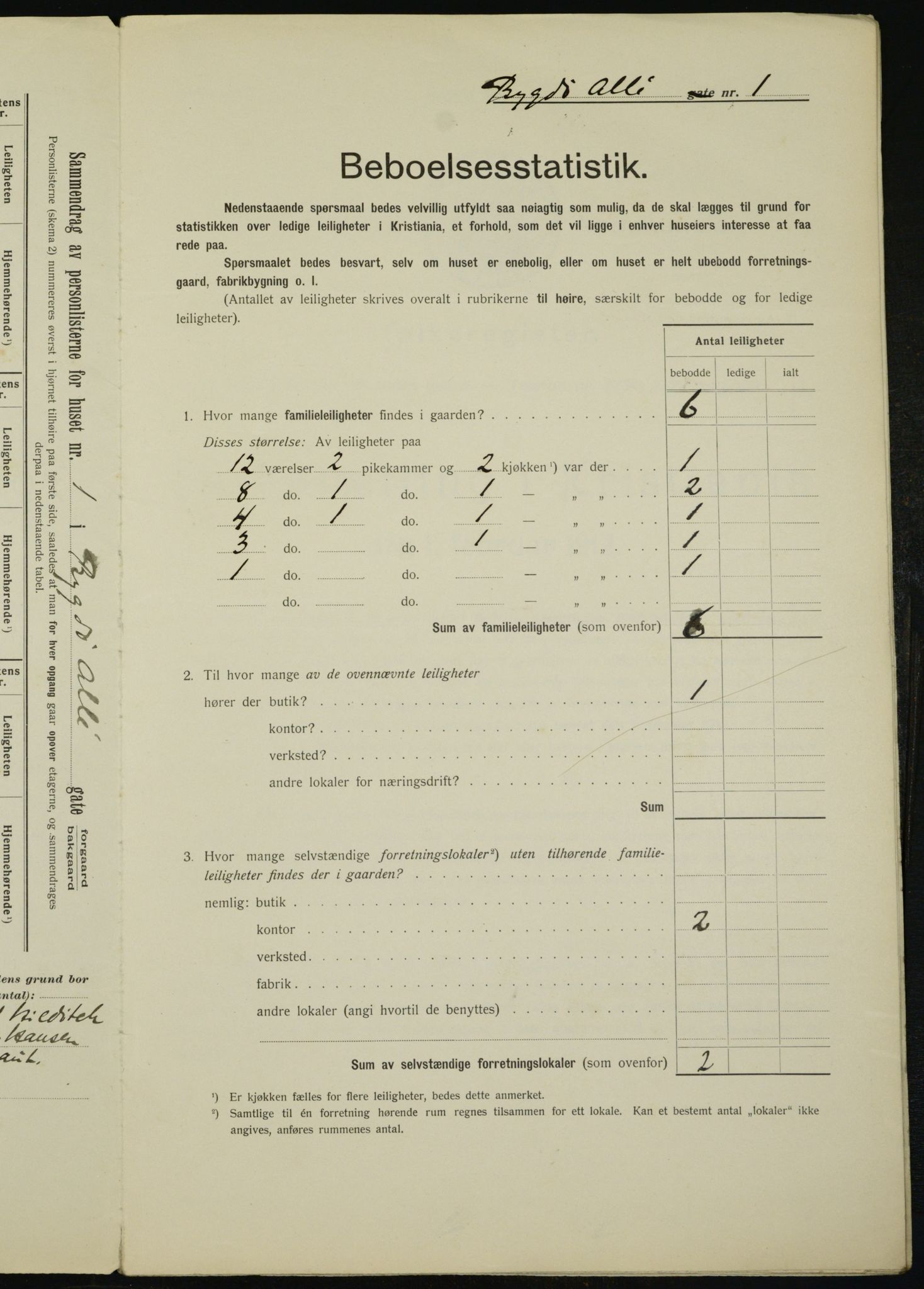 OBA, Kommunal folketelling 1.2.1912 for Kristiania, 1912, s. 10188