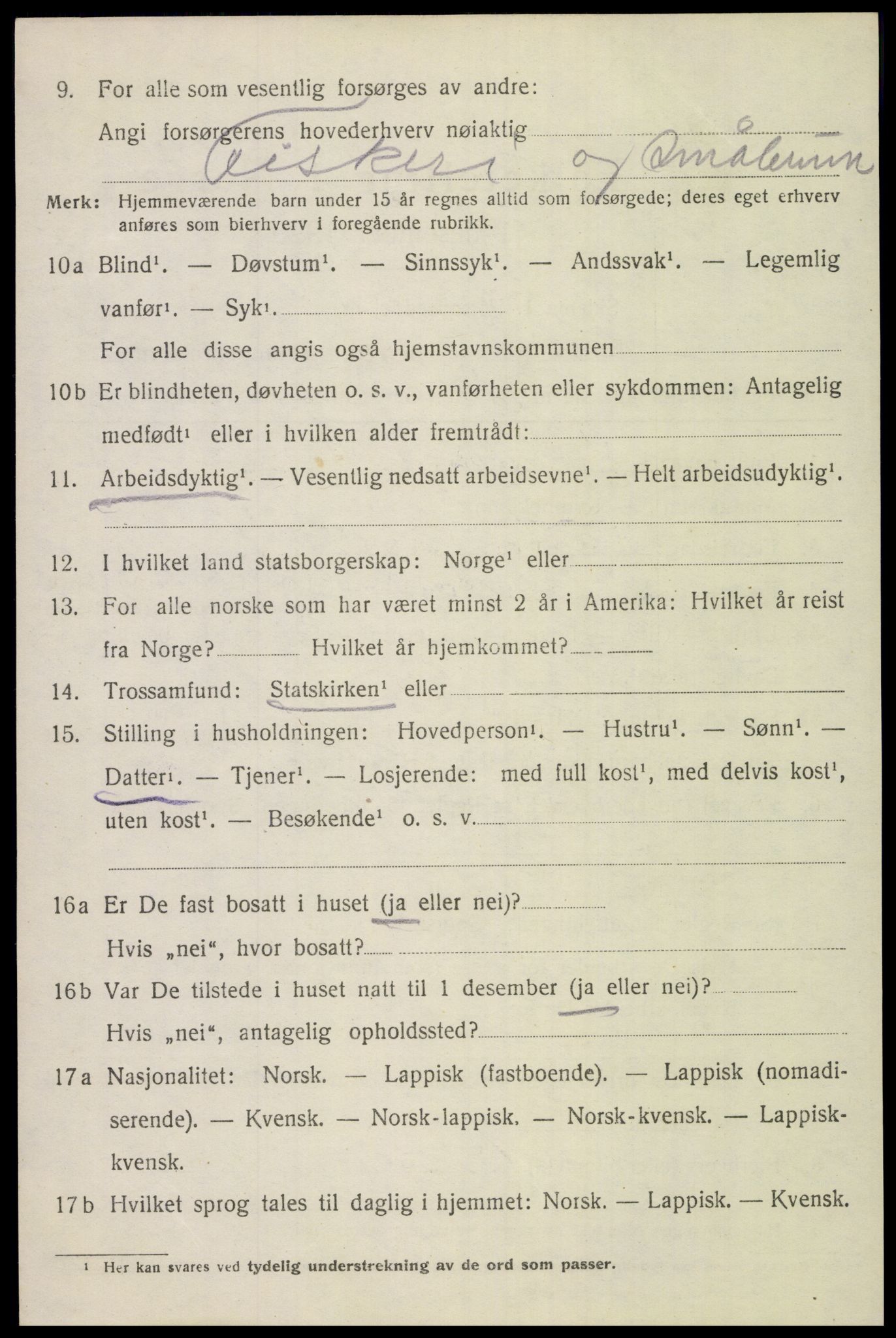 SAT, Folketelling 1920 for 1843 Bodin herred, 1920, s. 10115