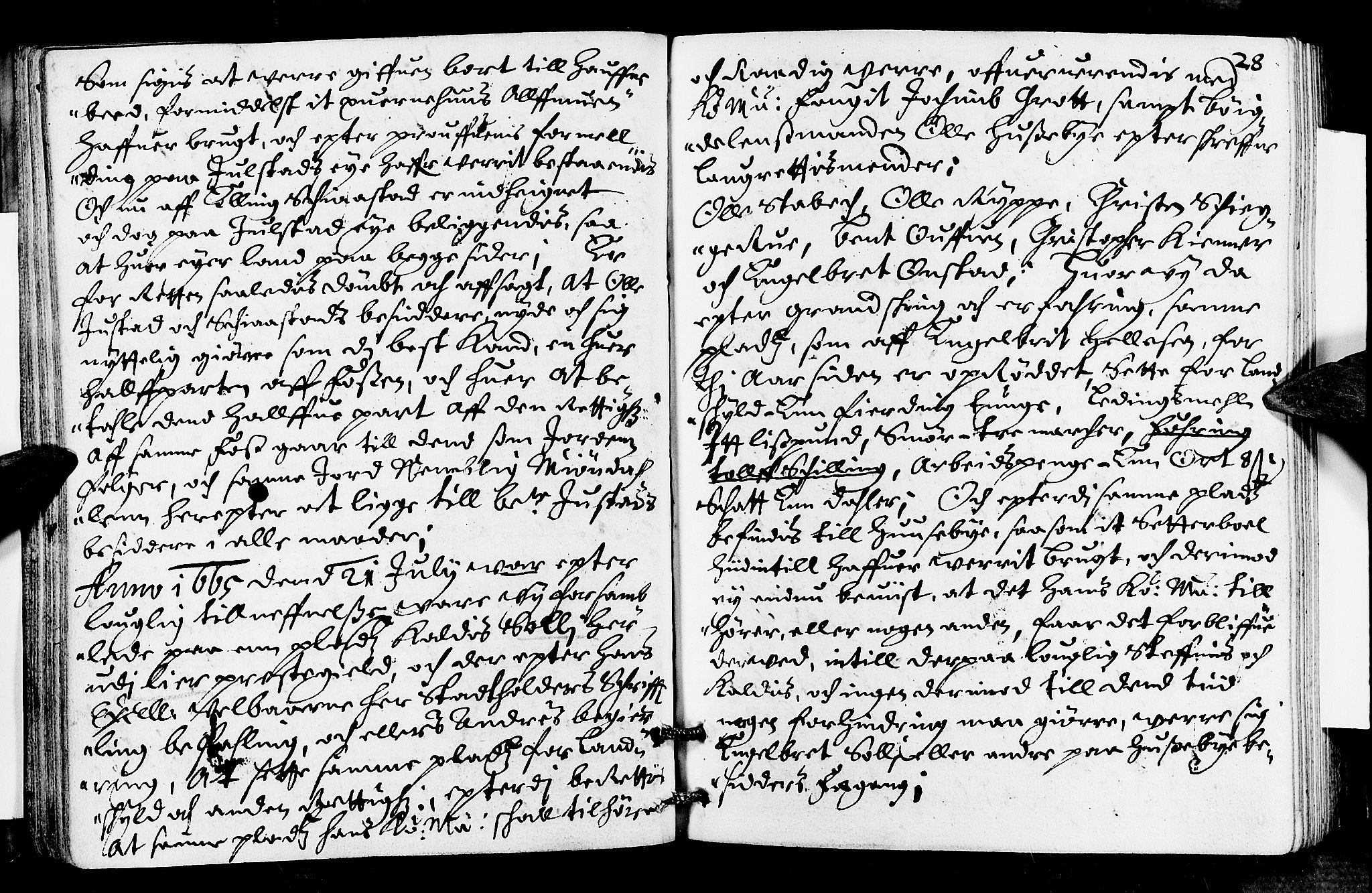 Lier, Røyken og Hurum sorenskriveri, AV/SAKO-A-89/F/Fa/L0006: Tingbok, 1665-1666, s. 28