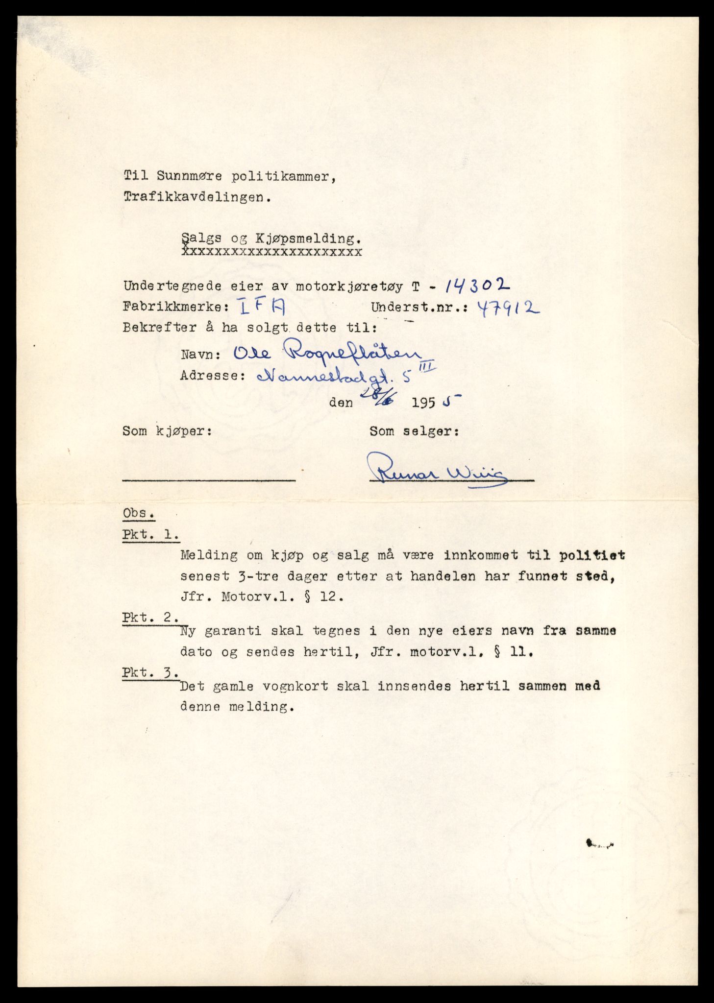 Møre og Romsdal vegkontor - Ålesund trafikkstasjon, AV/SAT-A-4099/F/Fe/L0044: Registreringskort for kjøretøy T 14205 - T 14319, 1927-1998, s. 2825