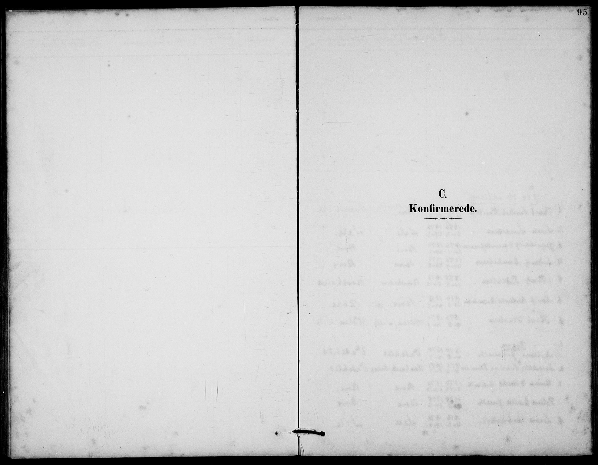 Klepp sokneprestkontor, SAST/A-101803/001/3/30BB/L0006: Klokkerbok nr. B 6, 1889-1936, s. 95