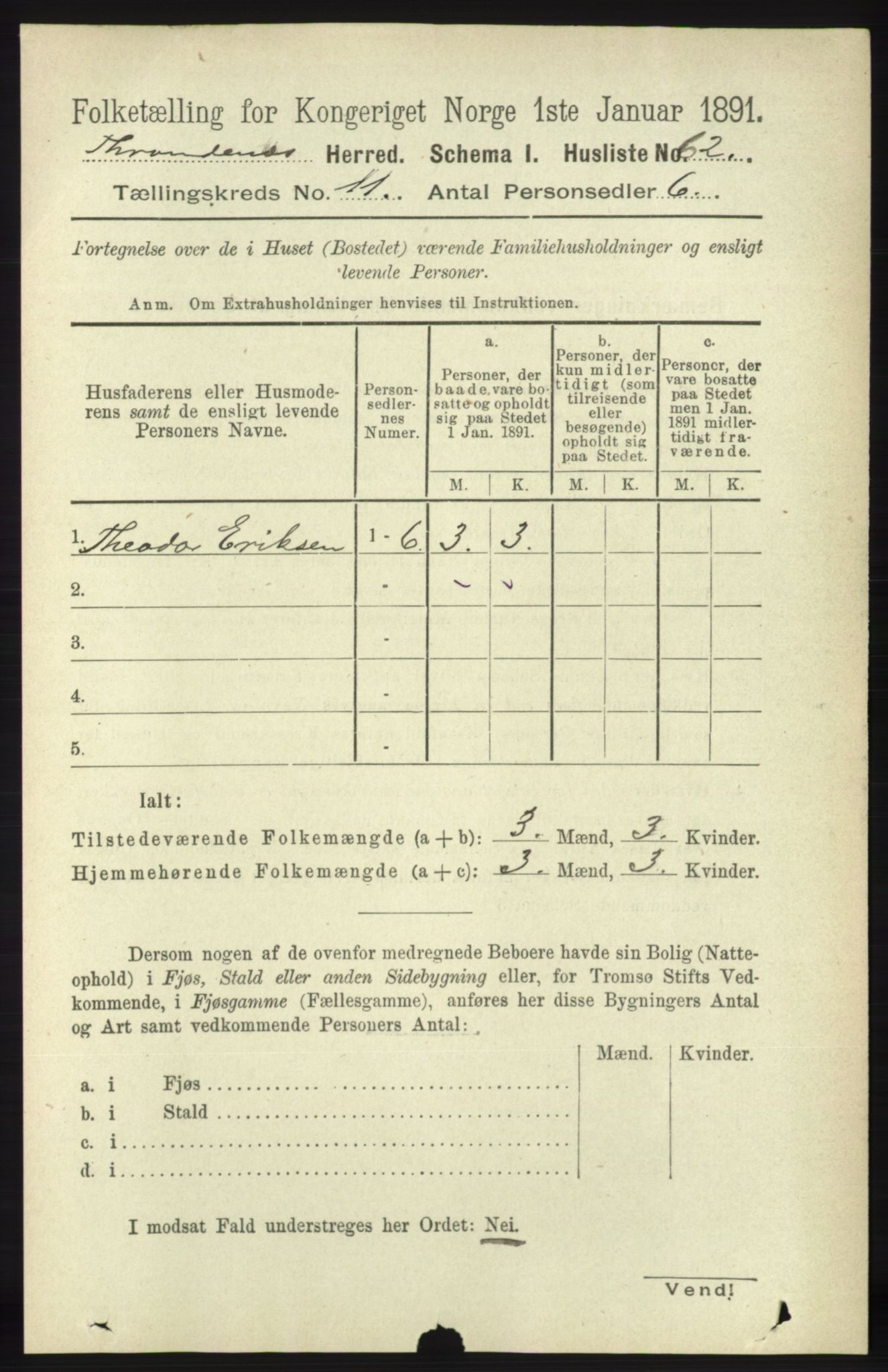 RA, Folketelling 1891 for 1914 Trondenes herred, 1891, s. 7984