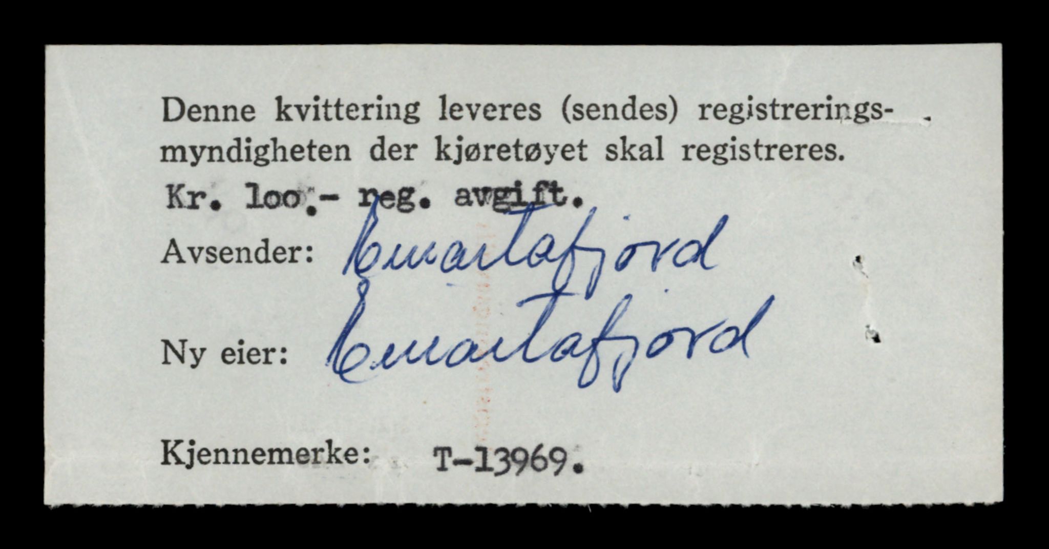 Møre og Romsdal vegkontor - Ålesund trafikkstasjon, AV/SAT-A-4099/F/Fe/L0042: Registreringskort for kjøretøy T 13906 - T 14079, 1927-1998, s. 1010