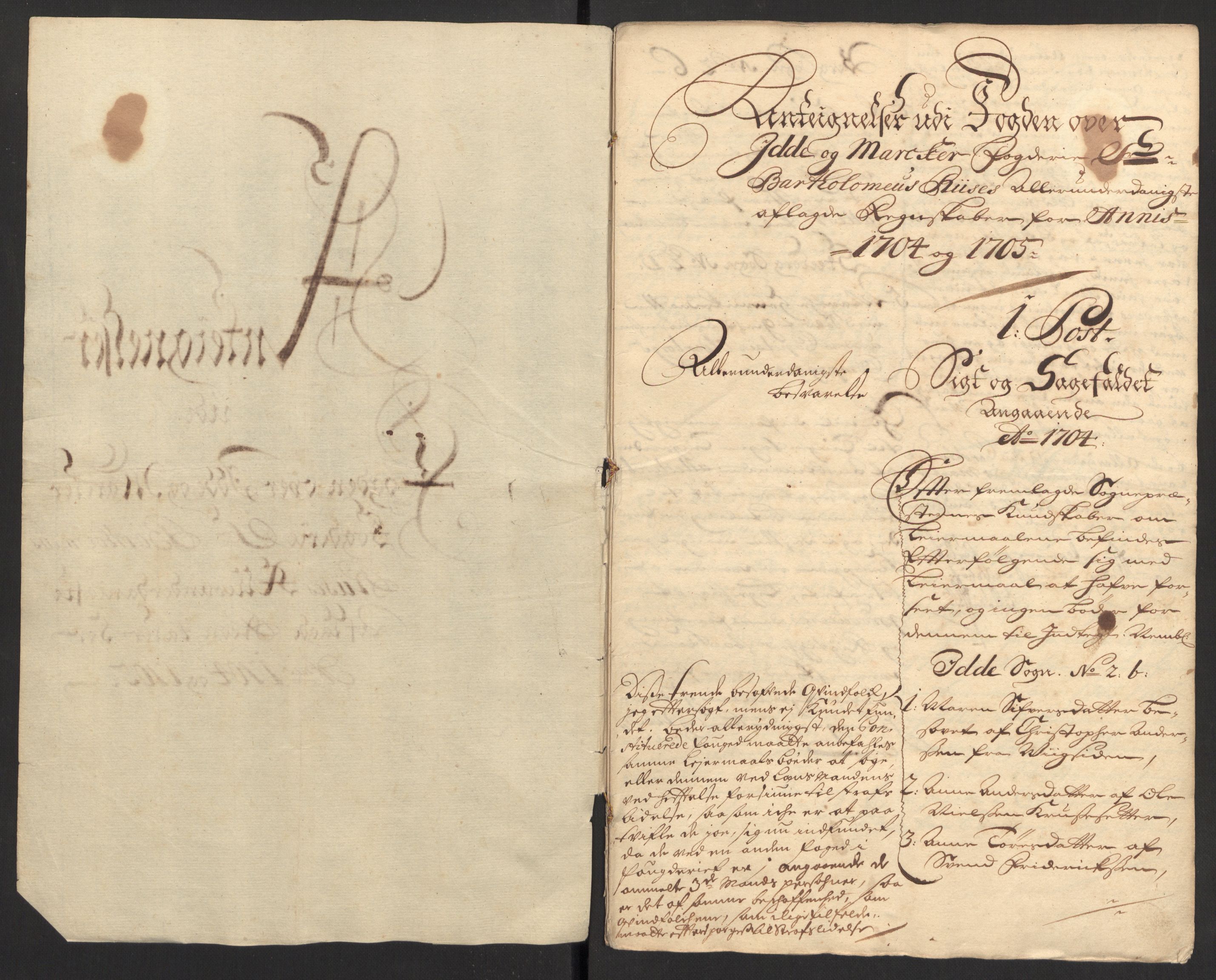 Rentekammeret inntil 1814, Reviderte regnskaper, Fogderegnskap, RA/EA-4092/R01/L0017: Fogderegnskap Idd og Marker, 1704-1706, s. 326