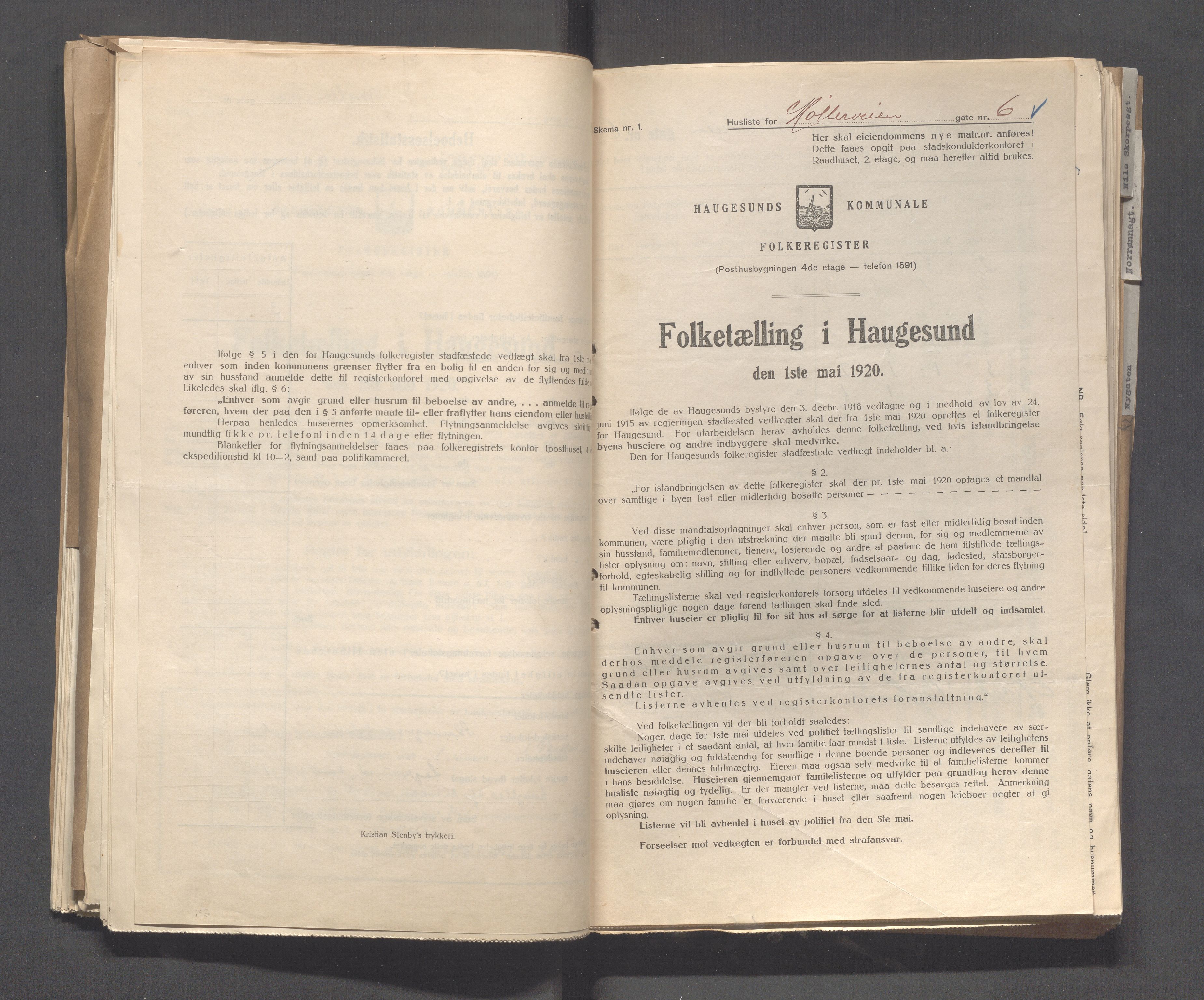 IKAR, Kommunal folketelling 1.5.1920 for Haugesund, 1920, s. 2901