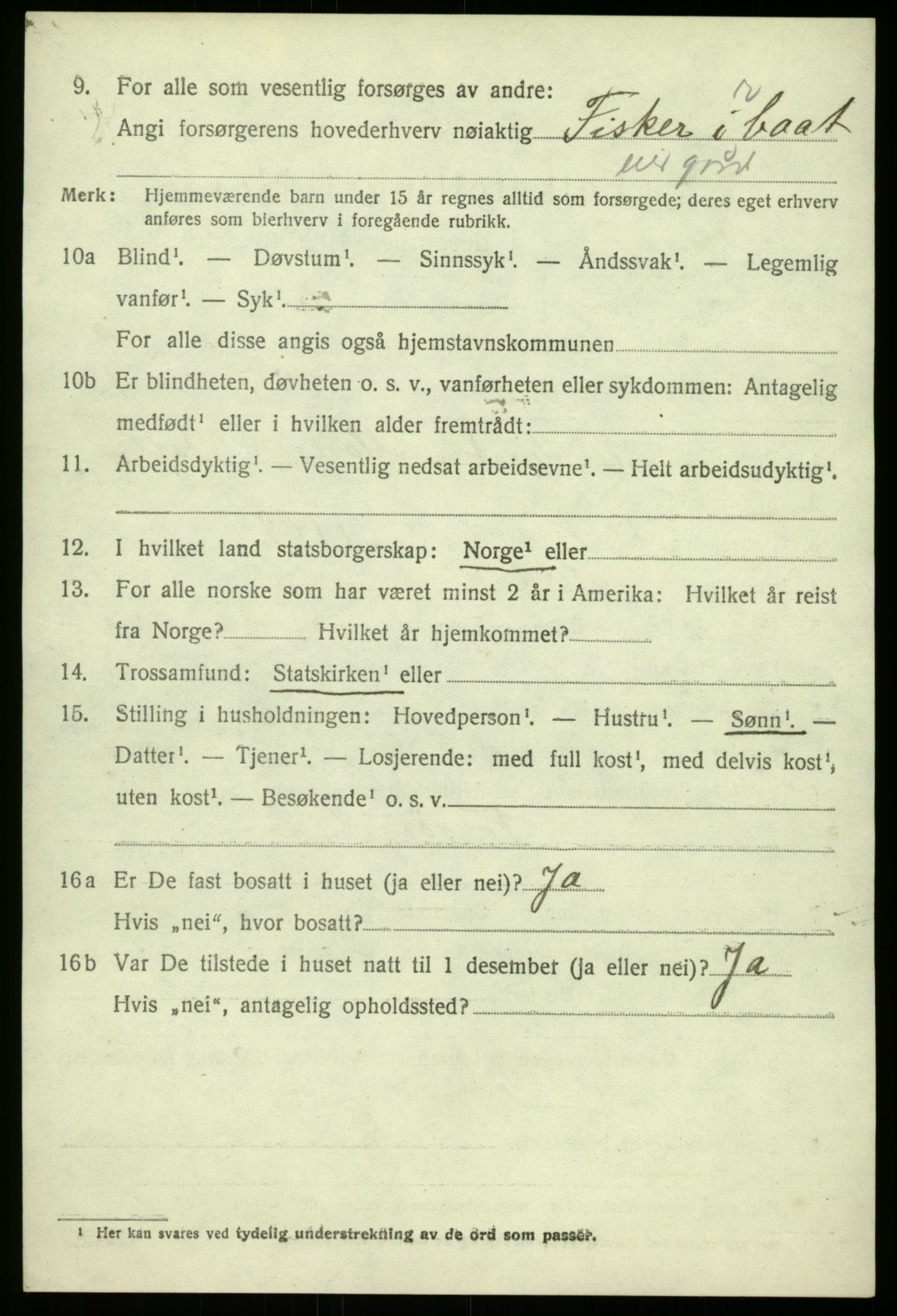SAB, Folketelling 1920 for 1258 Herdla herred, 1920, s. 6694