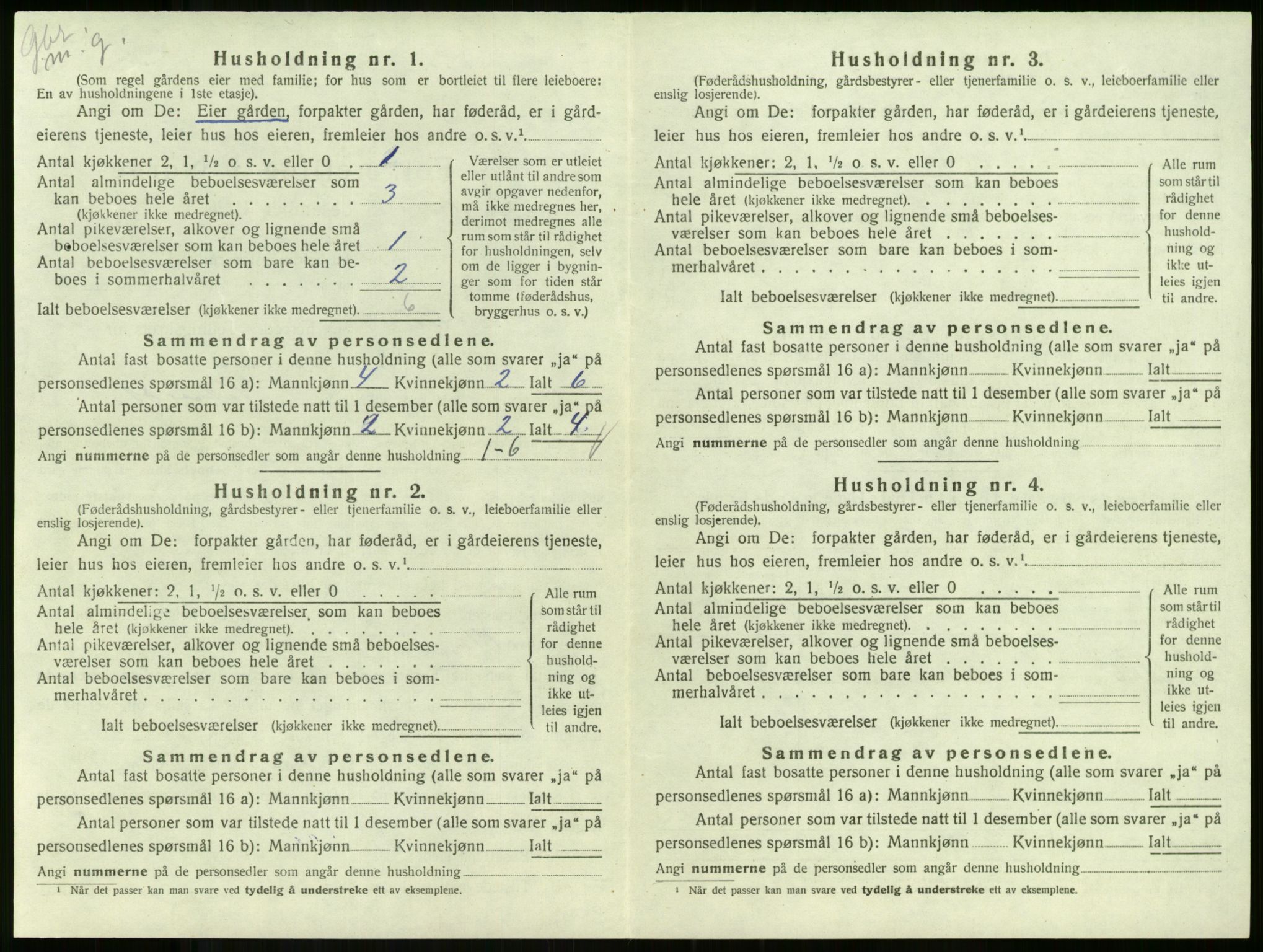 SAKO, Folketelling 1920 for 0719 Andebu herred, 1920, s. 316