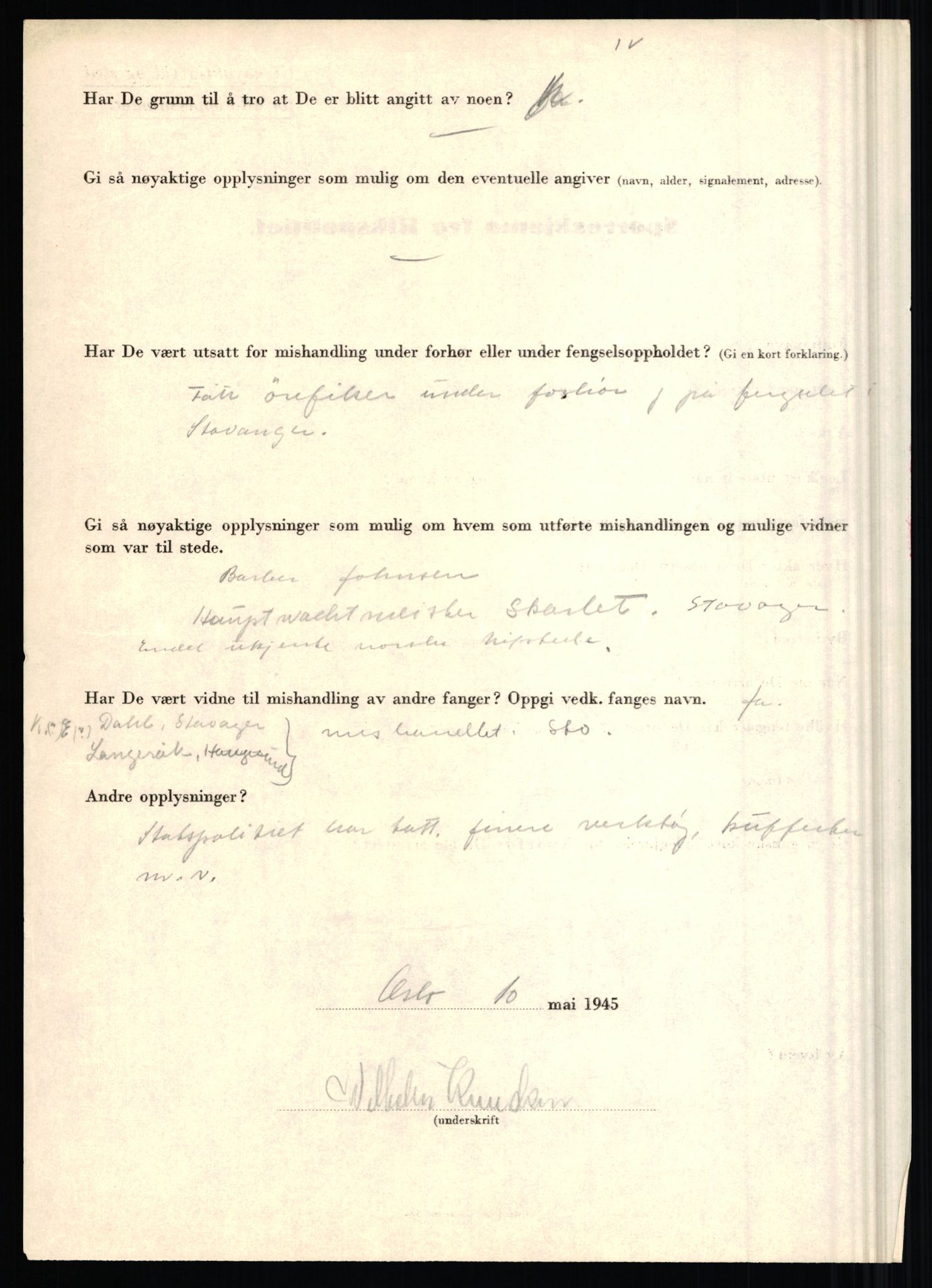 Rikspolitisjefen, AV/RA-S-1560/L/L0009: Karlsen, Aksel Emanuel - Kristiansen, Øivind Vetre, 1940-1945, s. 672