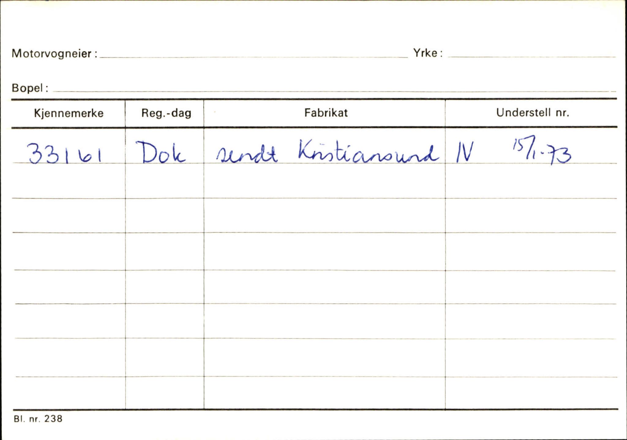 Statens vegvesen, Sogn og Fjordane vegkontor, SAB/A-5301/4/F/L0131: Eigarregister Høyanger P-Å. Stryn S-Å, 1945-1975, s. 2