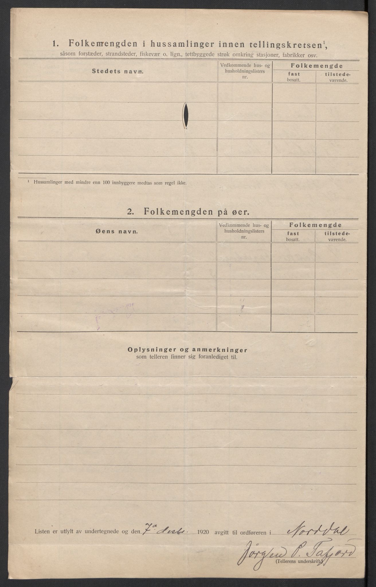 SAT, Folketelling 1920 for 1524 Norddal herred, 1920, s. 26