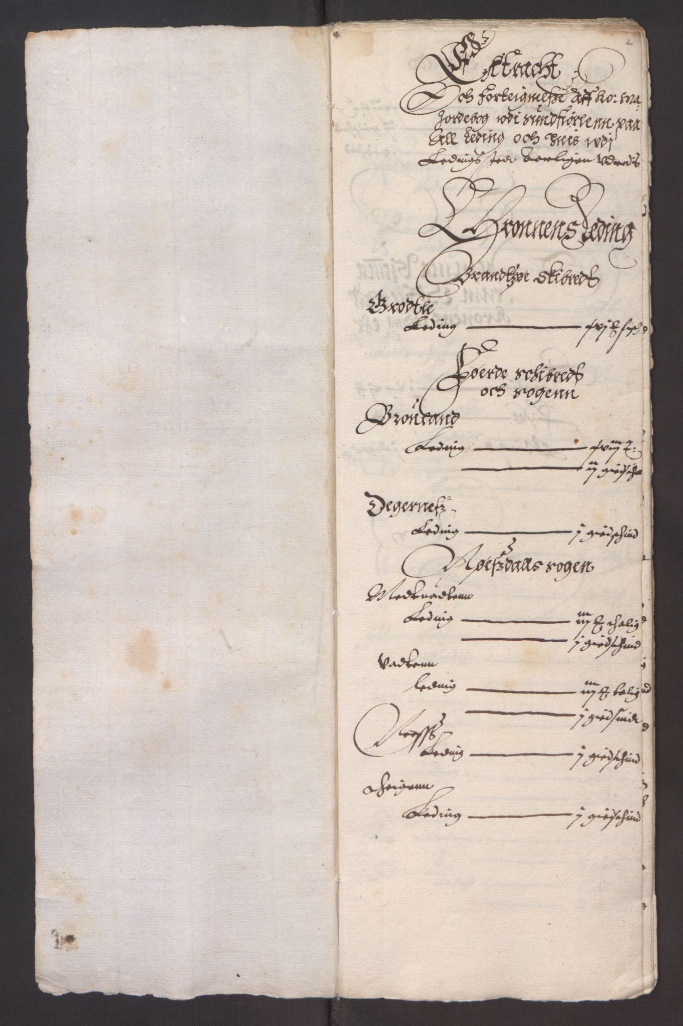 Stattholderembetet 1572-1771, RA/EA-2870/Ek/L0003/0001: Jordebøker til utlikning av garnisonsskatt 1624-1626: / Jordebøker for Bergenhus len, 1624-1625, s. 238