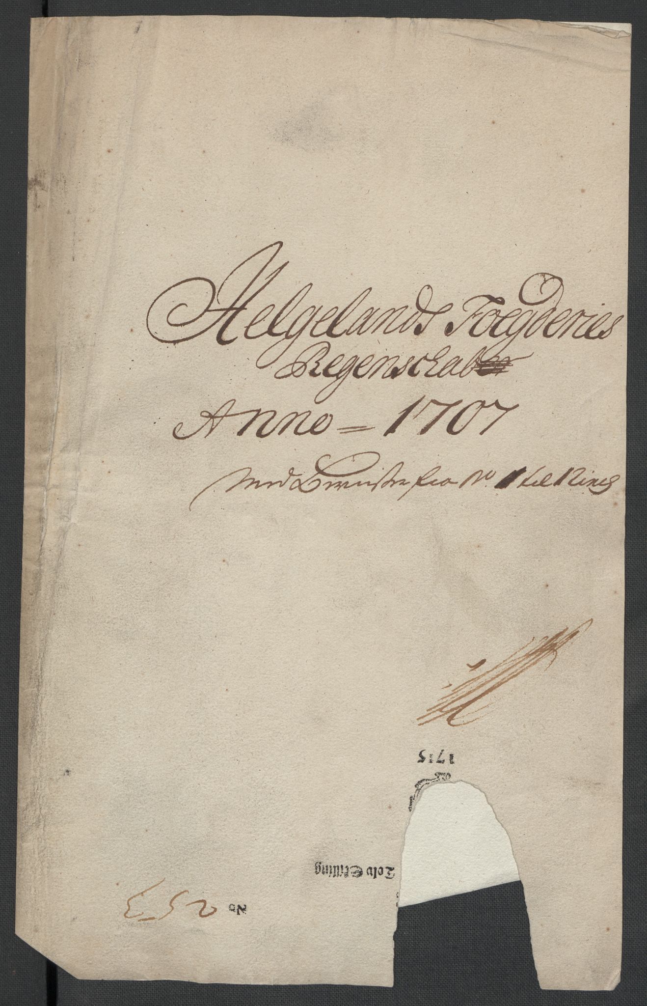 Rentekammeret inntil 1814, Reviderte regnskaper, Fogderegnskap, AV/RA-EA-4092/R65/L4509: Fogderegnskap Helgeland, 1706-1707, s. 130