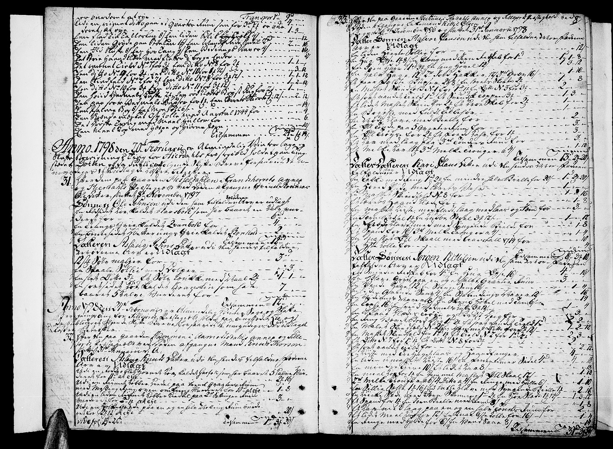 Vest-Telemark sorenskriveri, AV/SAKO-A-134/H/Hc/L0003: Tinglyste skifteutlegg, 1796-1801, s. 7b-8a