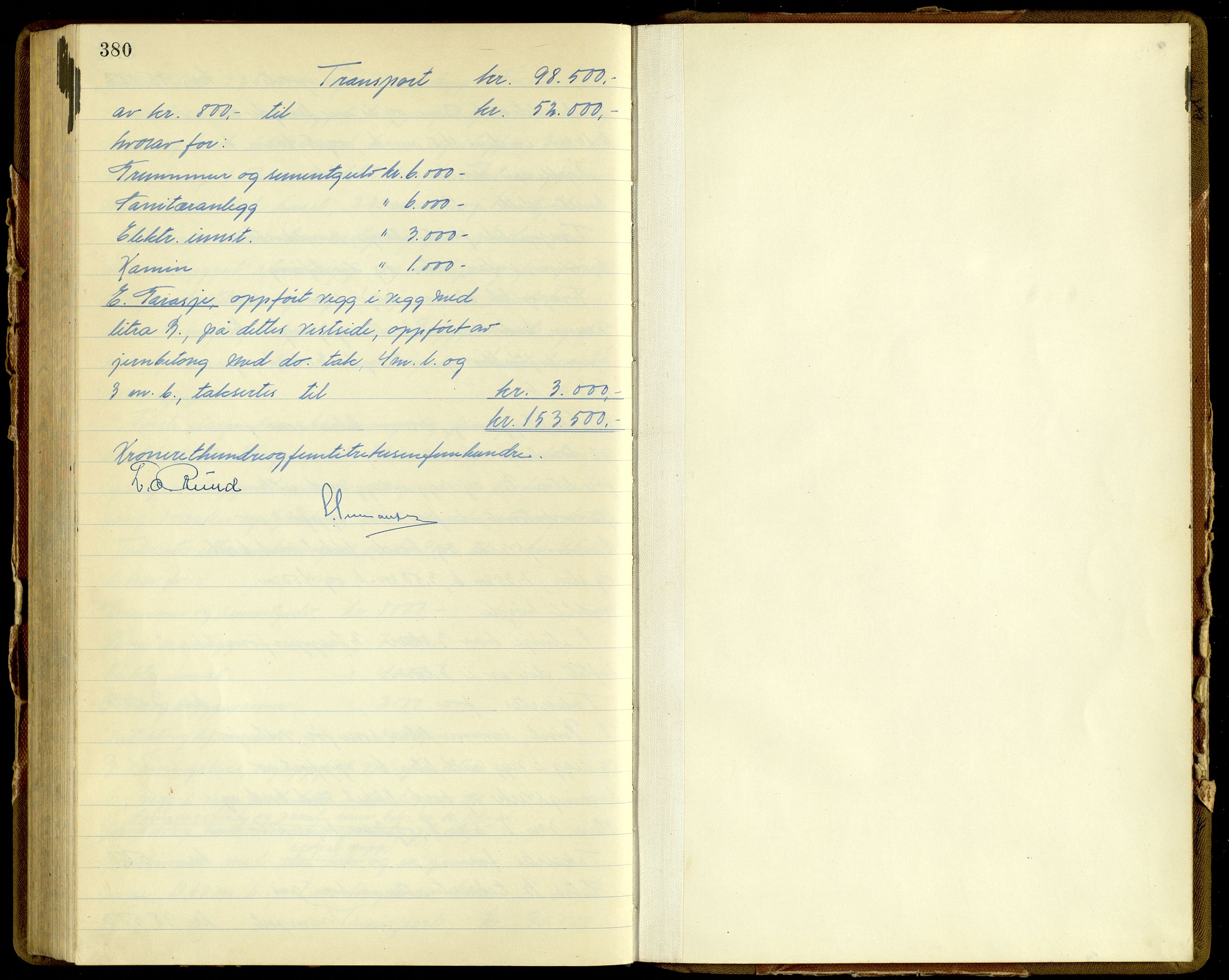 Norges Brannkasse, Lillehammer, AV/SAH-NBRANL-042/F/L0014: Branntakstprotokoll, 1951-1953, s. 380