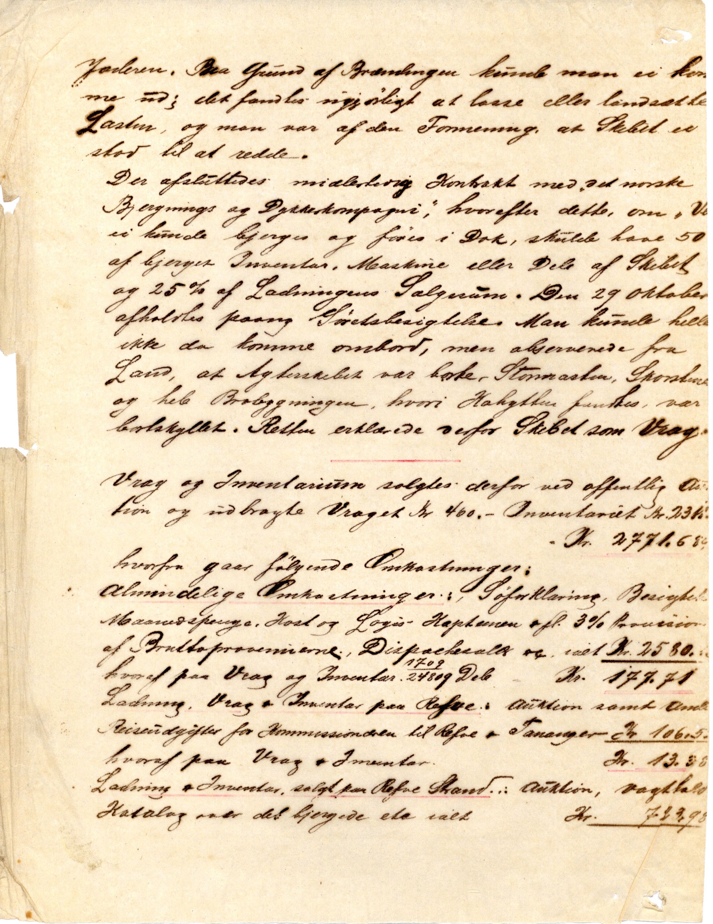 Pa 63 - Østlandske skibsassuranceforening, VEMU/A-1079/G/Ga/L0017/0014: Havaridokumenter / Petrus, Vera, Venus, Iphigenia, Jarlsberg, Harmonia, 1884, s. 4