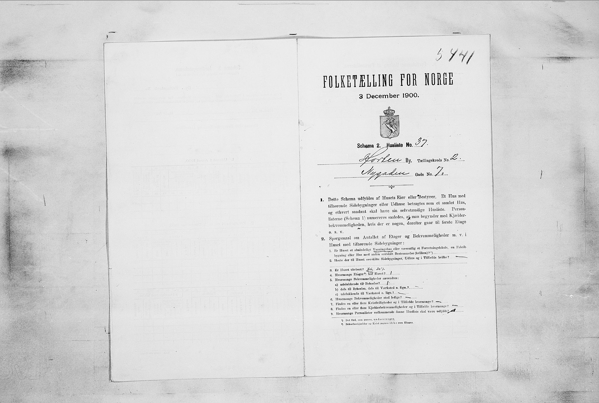 RA, Folketelling 1900 for 0703 Horten ladested, 1900, s. 5178