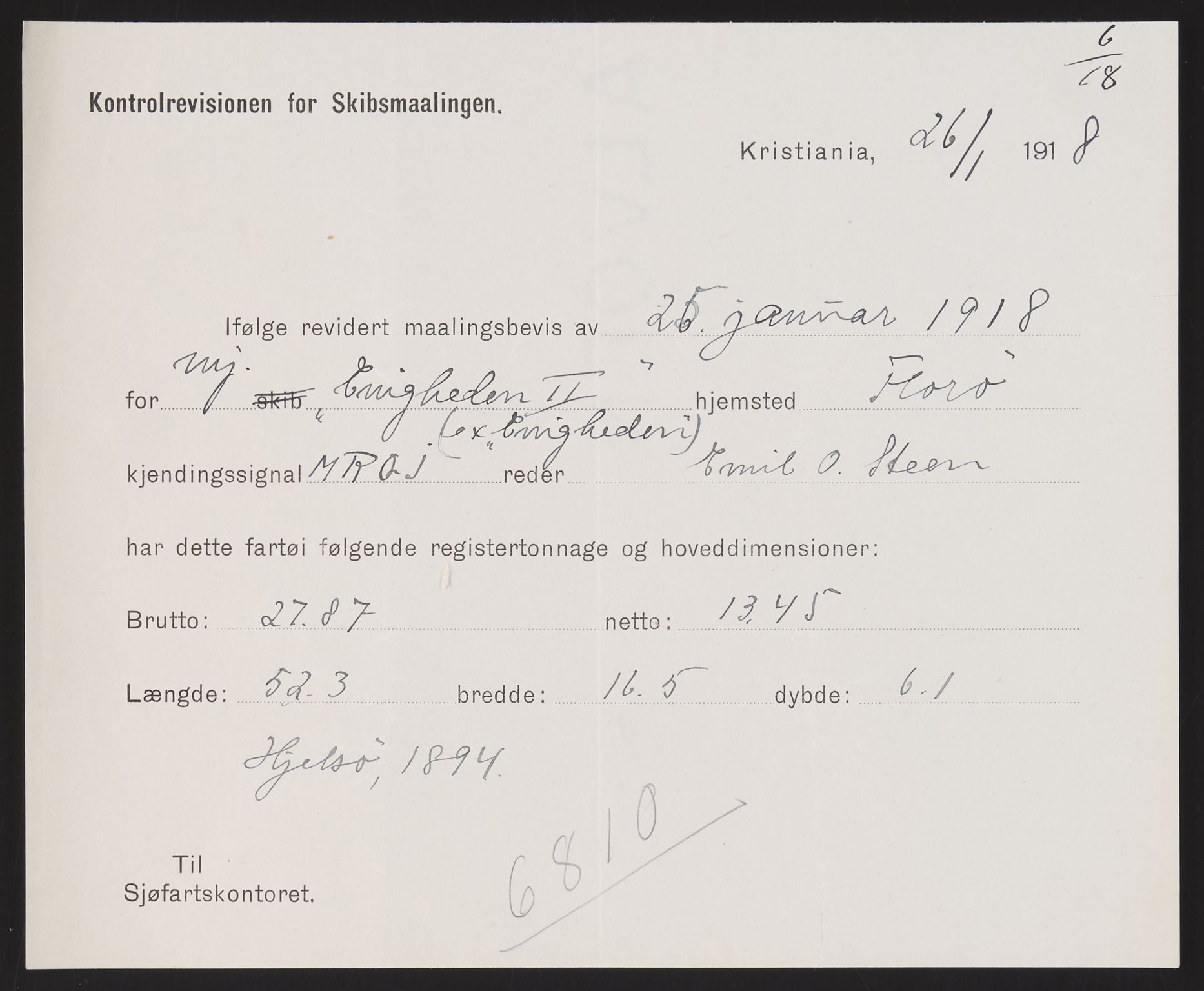 Sjøfartsdirektoratet med forløpere, skipsmapper slettede skip, AV/RA-S-4998/F/Fa/L0298: --, 1867-1931, s. 107