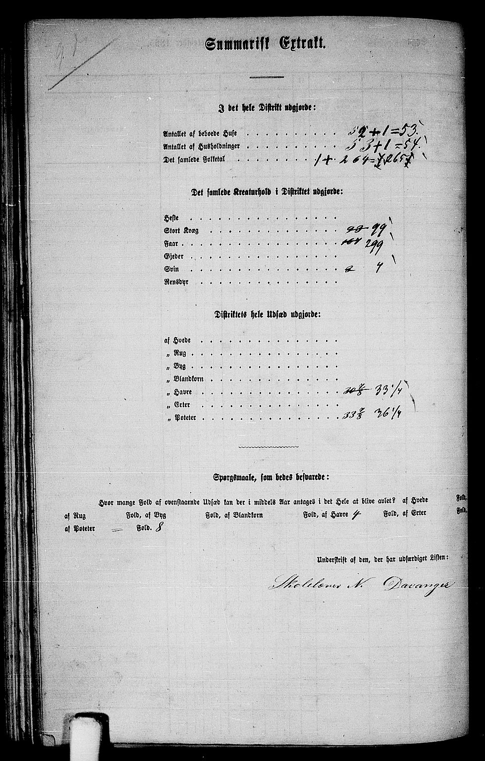 RA, Folketelling 1865 for 1246P Fjell prestegjeld, 1865, s. 171