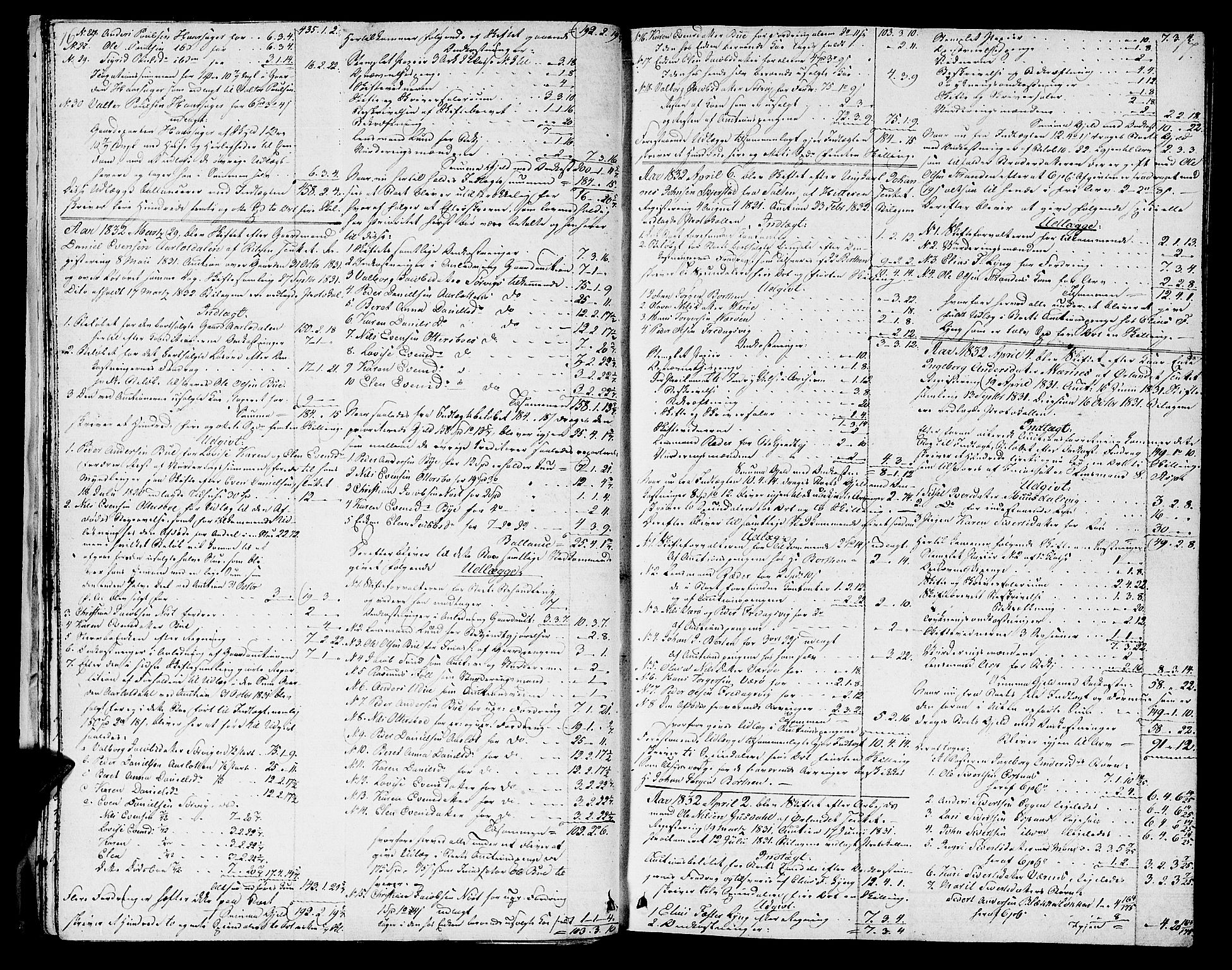Fosen sorenskriveri, AV/SAT-A-1107/1/3/3A/L0020: Skifteprotokoll nr. 14, 1831-1840, s. 16-17