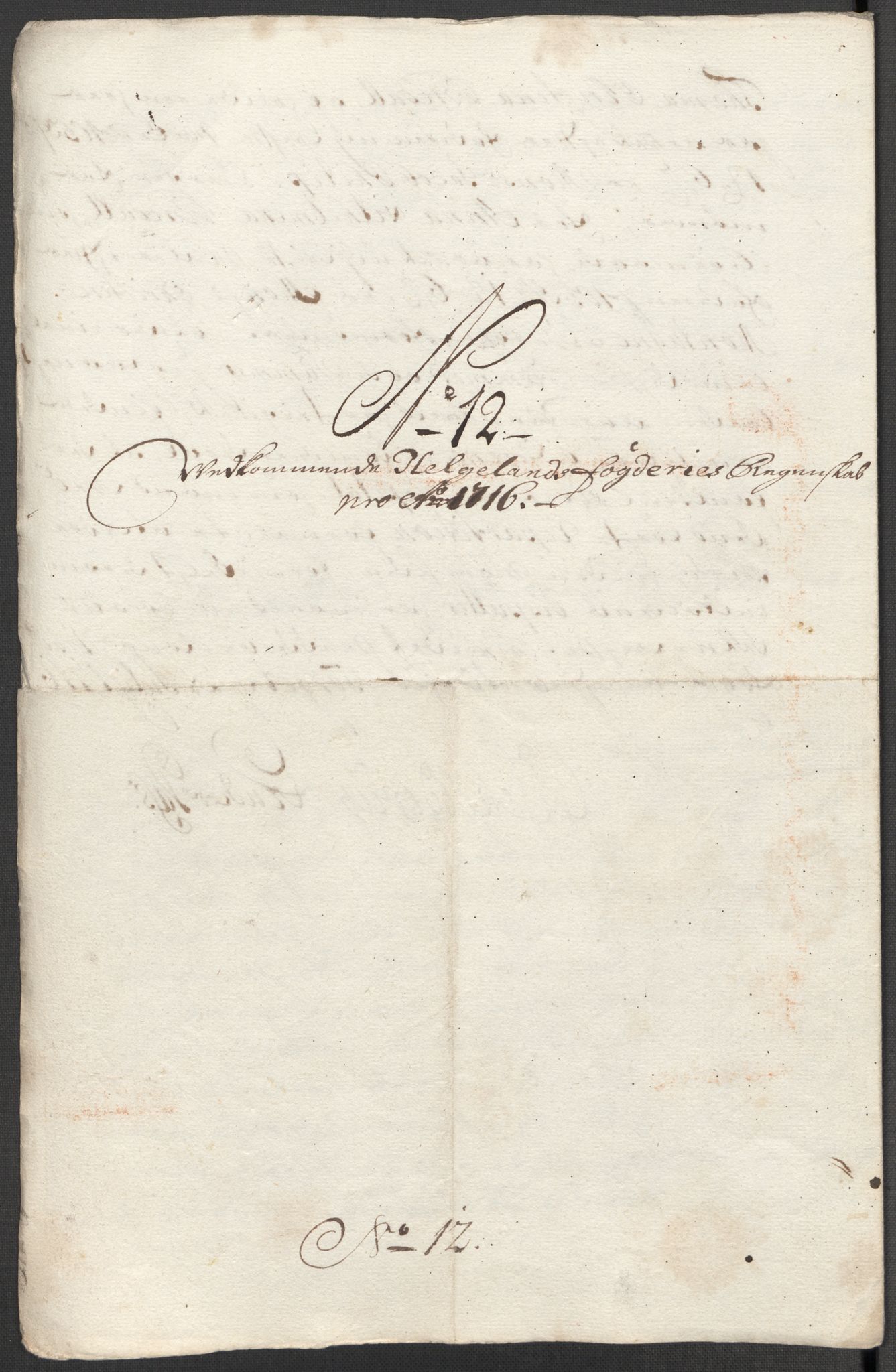 Rentekammeret inntil 1814, Reviderte regnskaper, Fogderegnskap, AV/RA-EA-4092/R65/L4514: Fogderegnskap Helgeland, 1716, s. 195