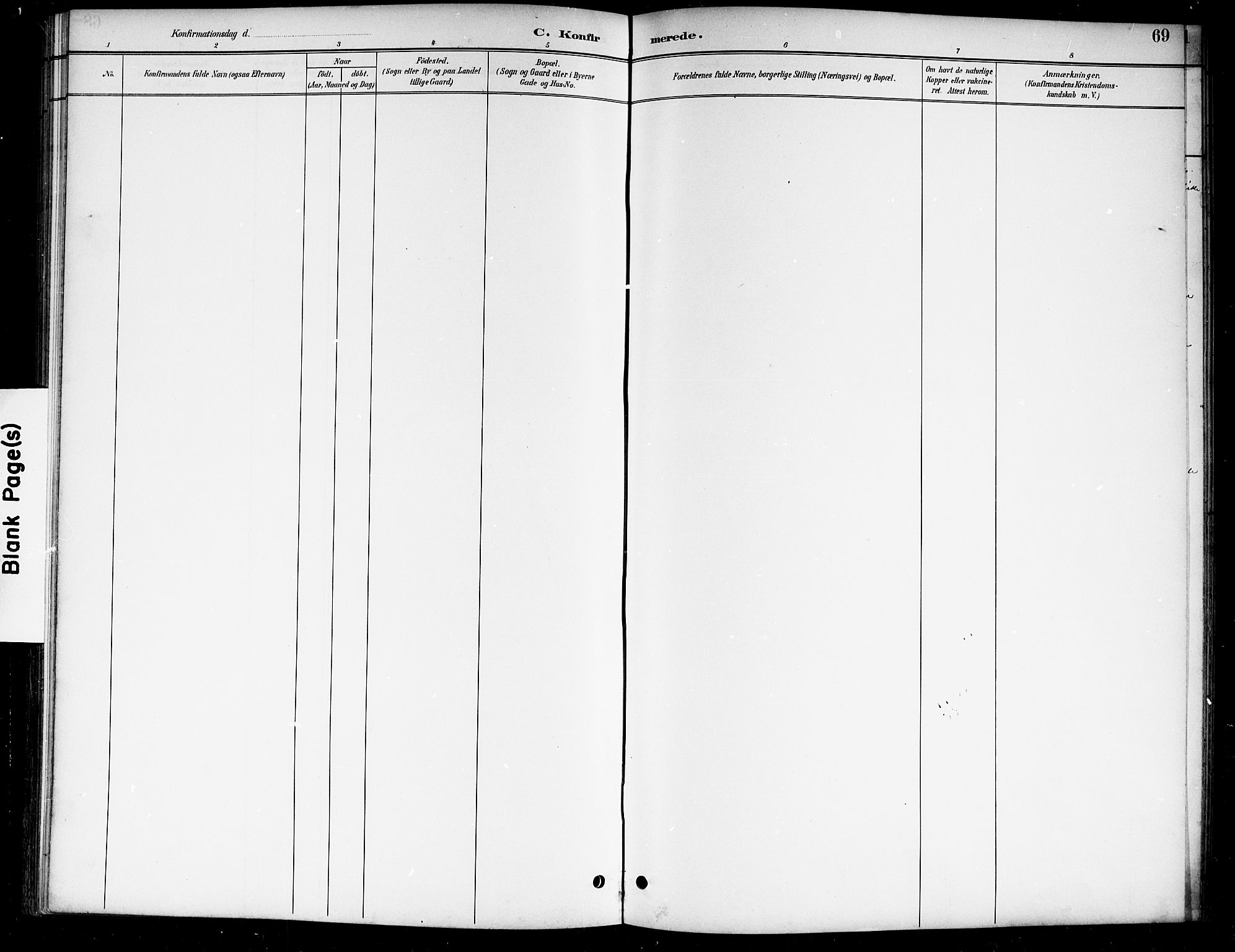 Ådal kirkebøker, AV/SAKO-A-248/G/Ga/L0004: Klokkerbok nr.  I 4, 1891-1920, s. 69