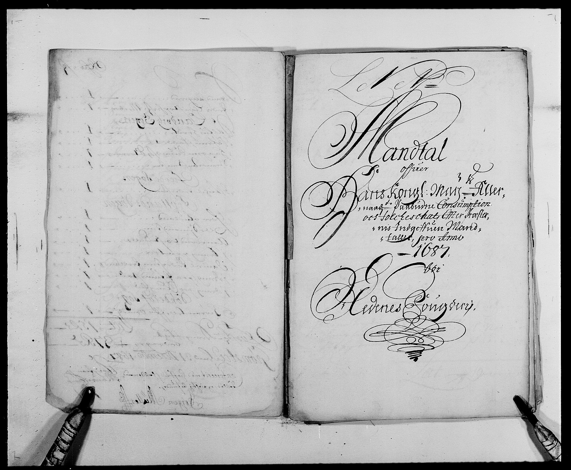 Rentekammeret inntil 1814, Reviderte regnskaper, Fogderegnskap, AV/RA-EA-4092/R39/L2309: Fogderegnskap Nedenes, 1684-1689, s. 103